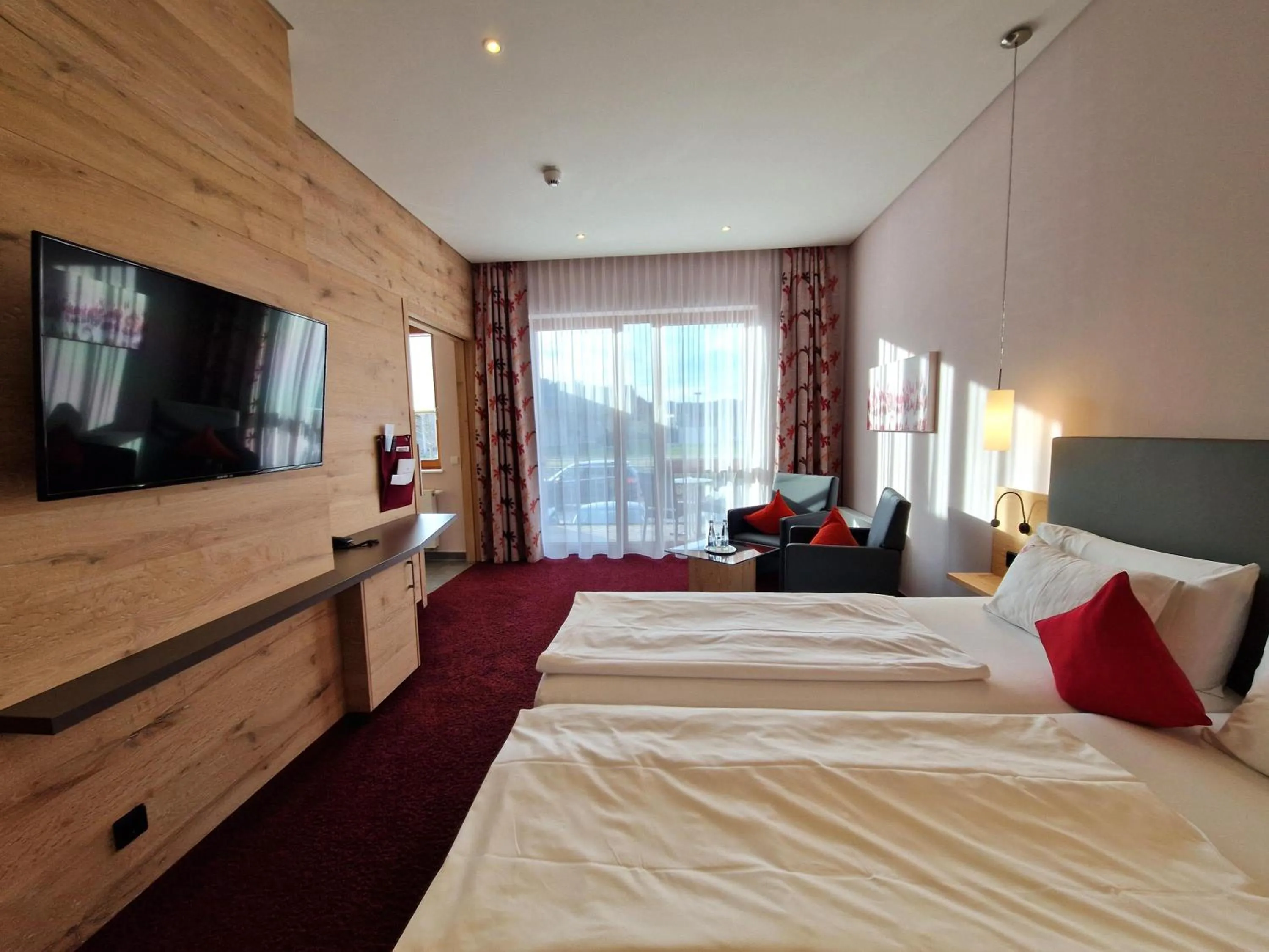 Bed in Mosers Blume Relax & Genuss Hotel