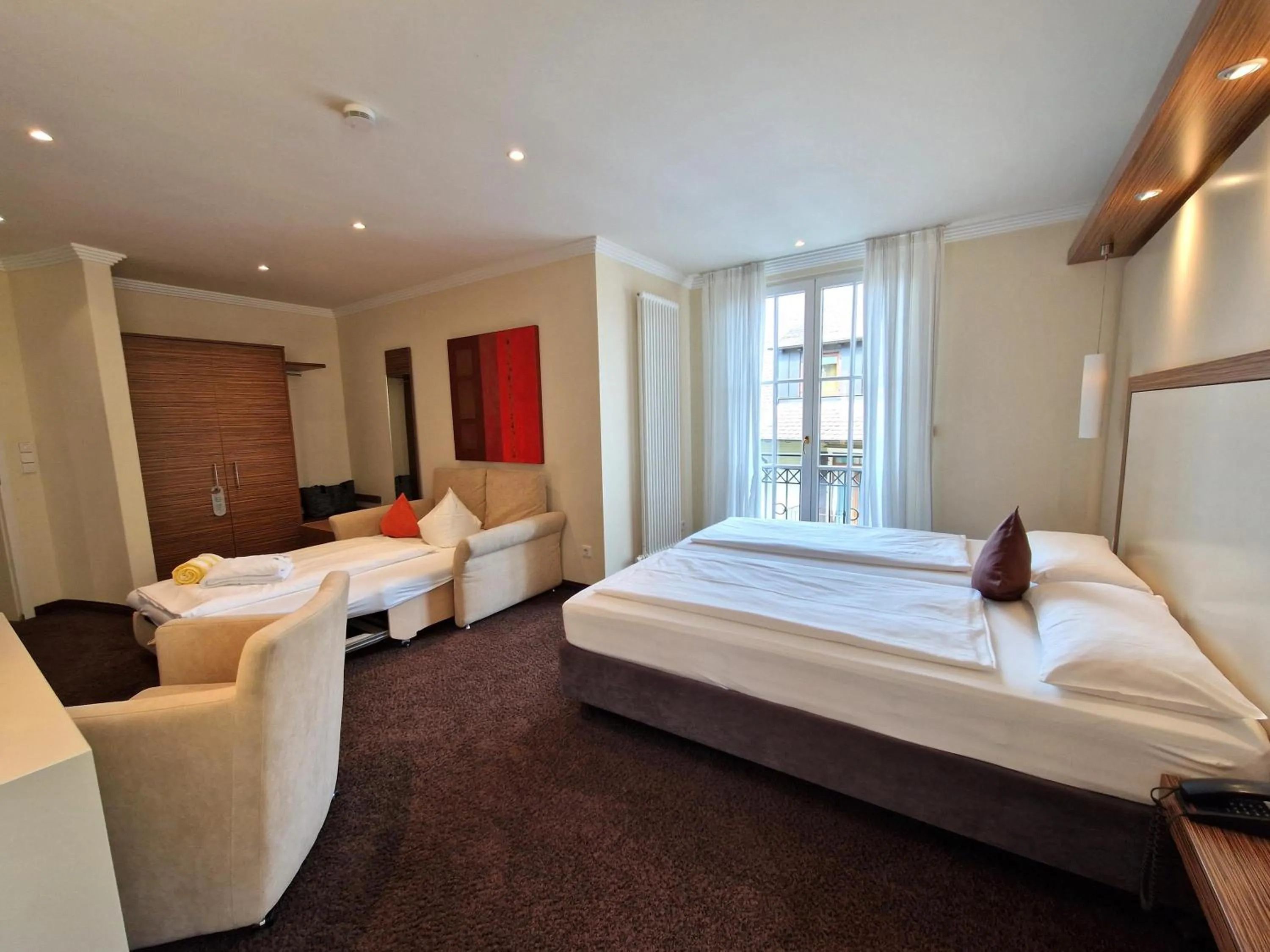 Bed in Mosers Blume Relax & Genuss Hotel