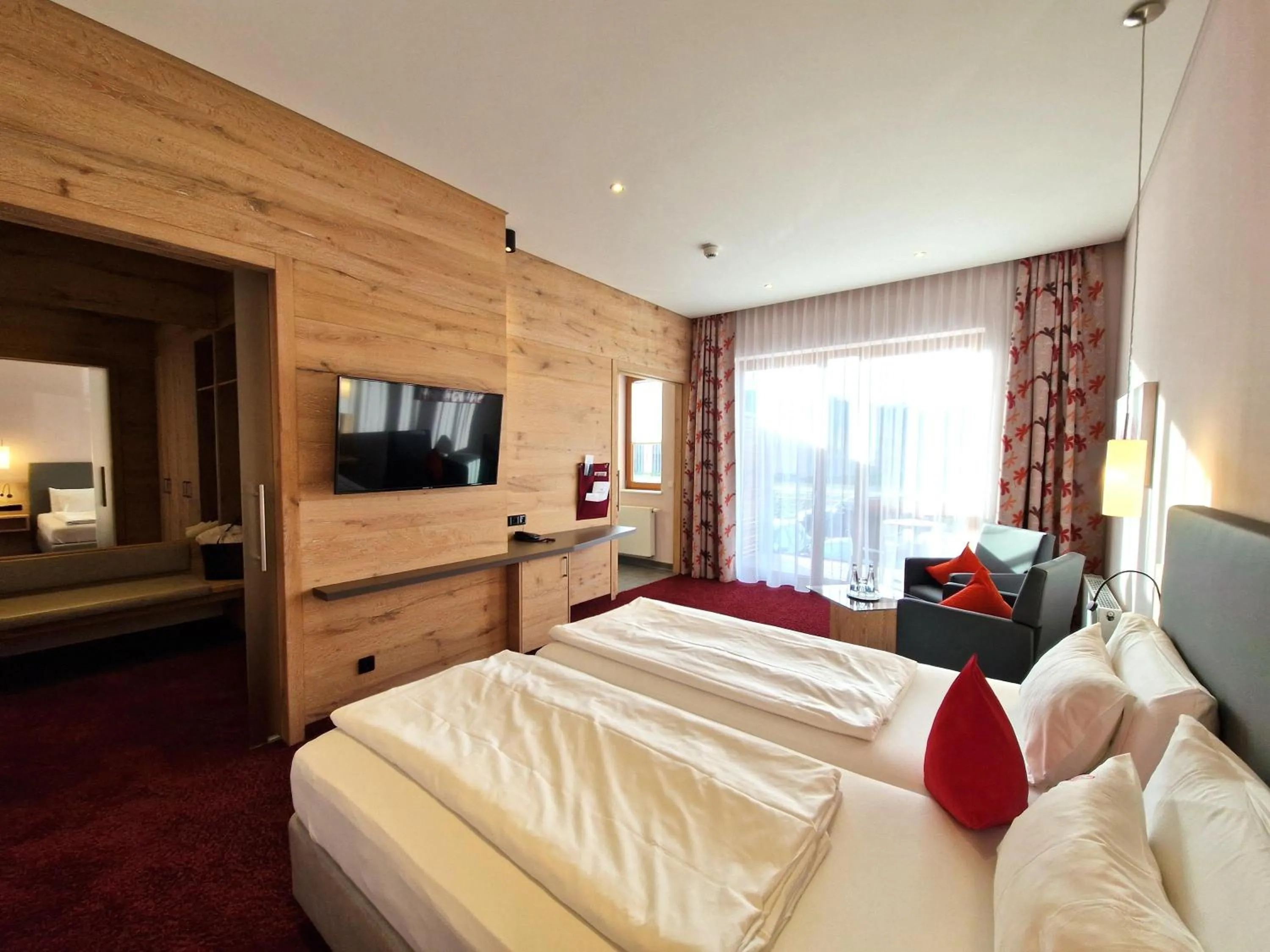 Bed in Mosers Blume Relax & Genuss Hotel