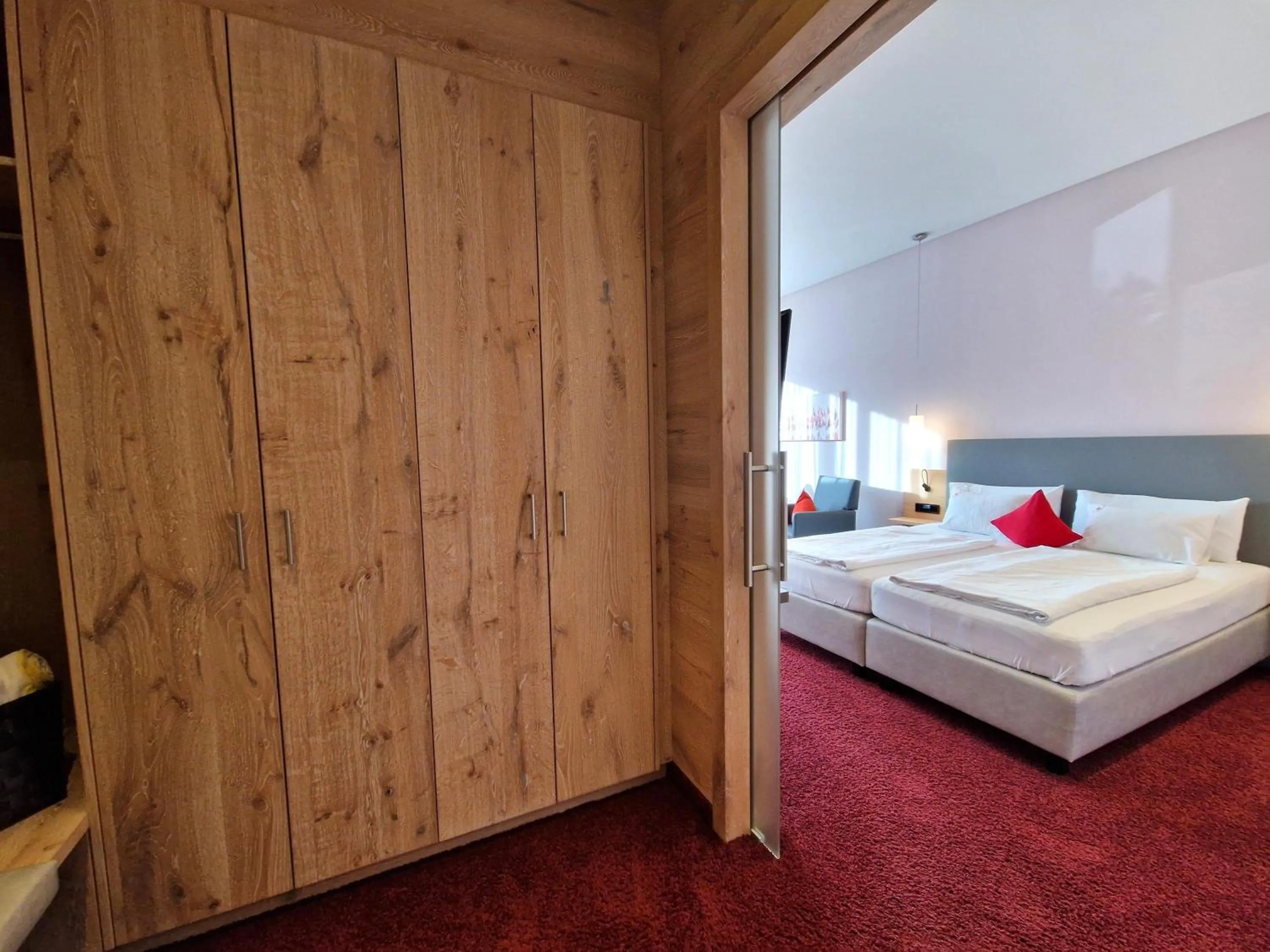 Bed in Mosers Blume Relax & Genuss Hotel