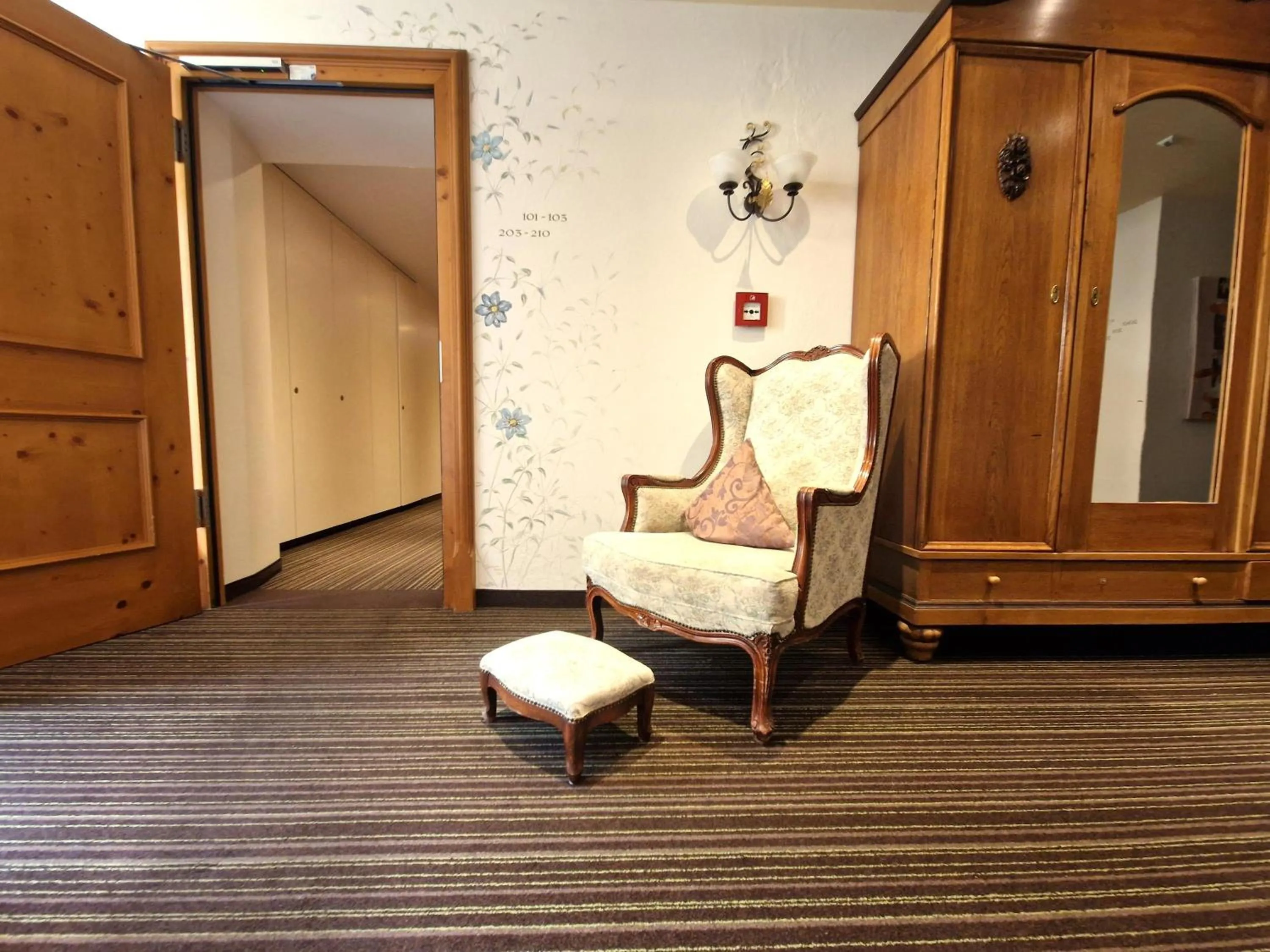 Decorative detail in Mosers Blume Relax & Genuss Hotel