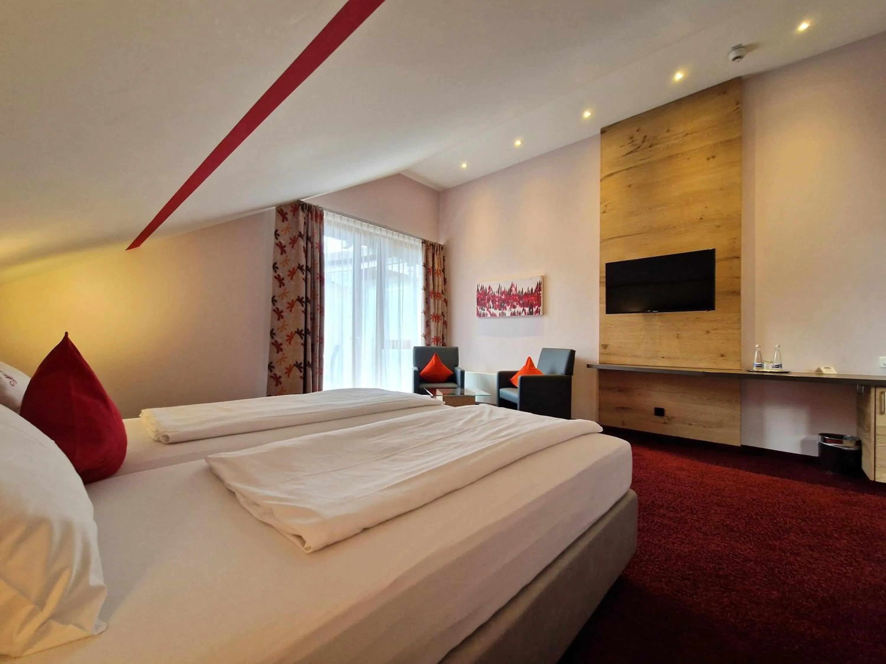 Bed in Mosers Blume Relax & Genuss Hotel