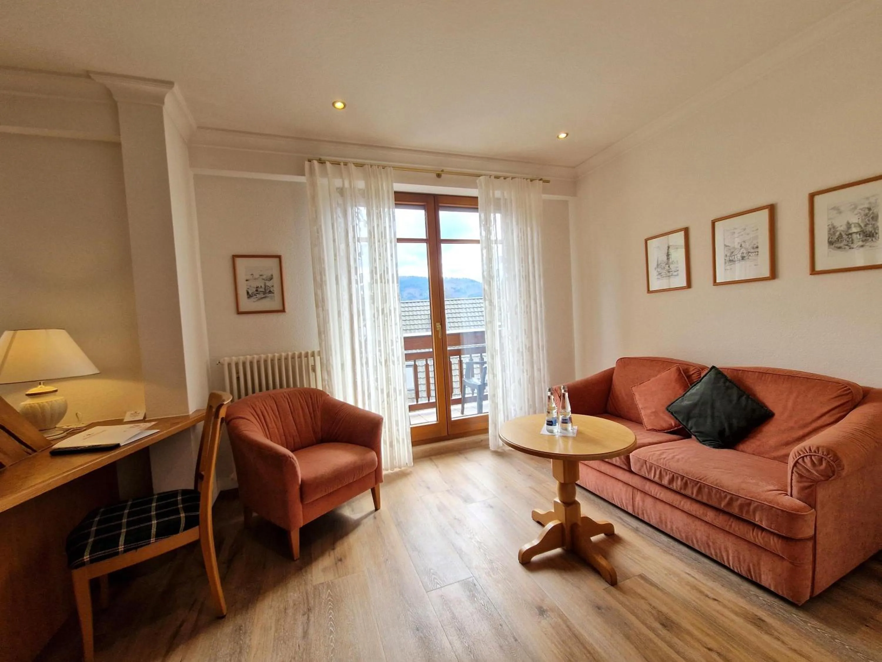 Seating area in Mosers Blume Relax & Genuss Hotel