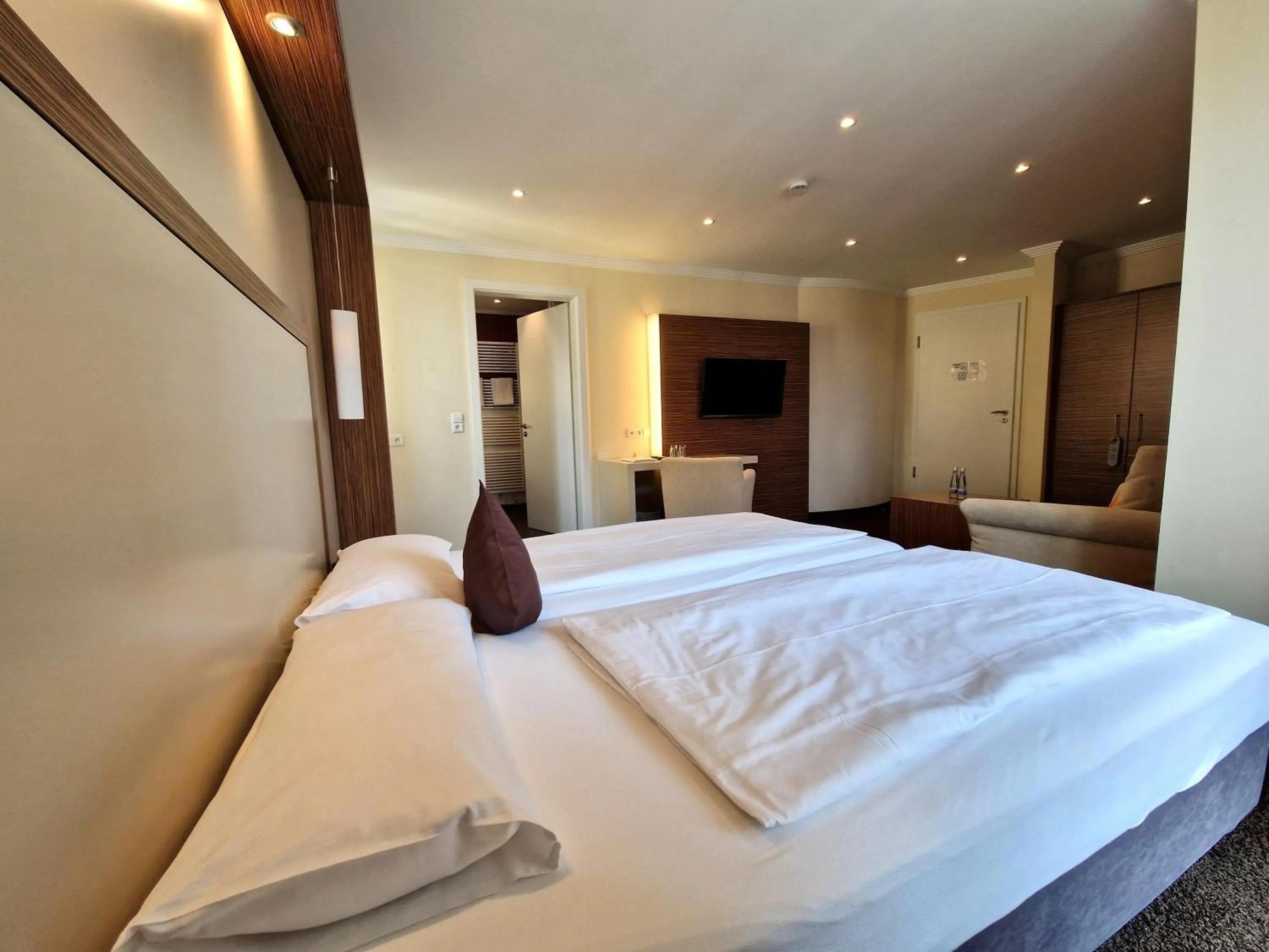 Bed in Mosers Blume Relax & Genuss Hotel