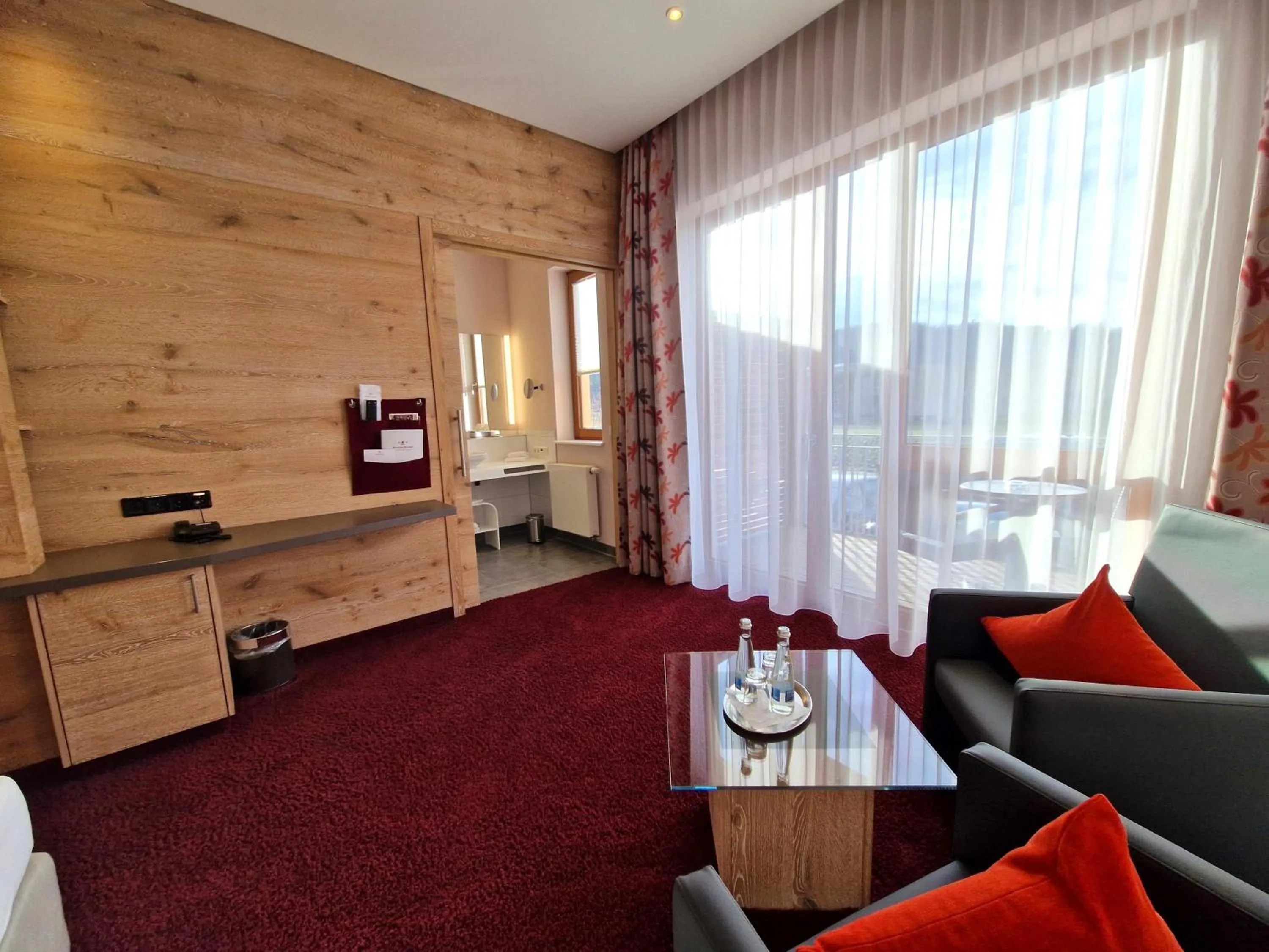 Balcony/Terrace in Mosers Blume Relax & Genuss Hotel