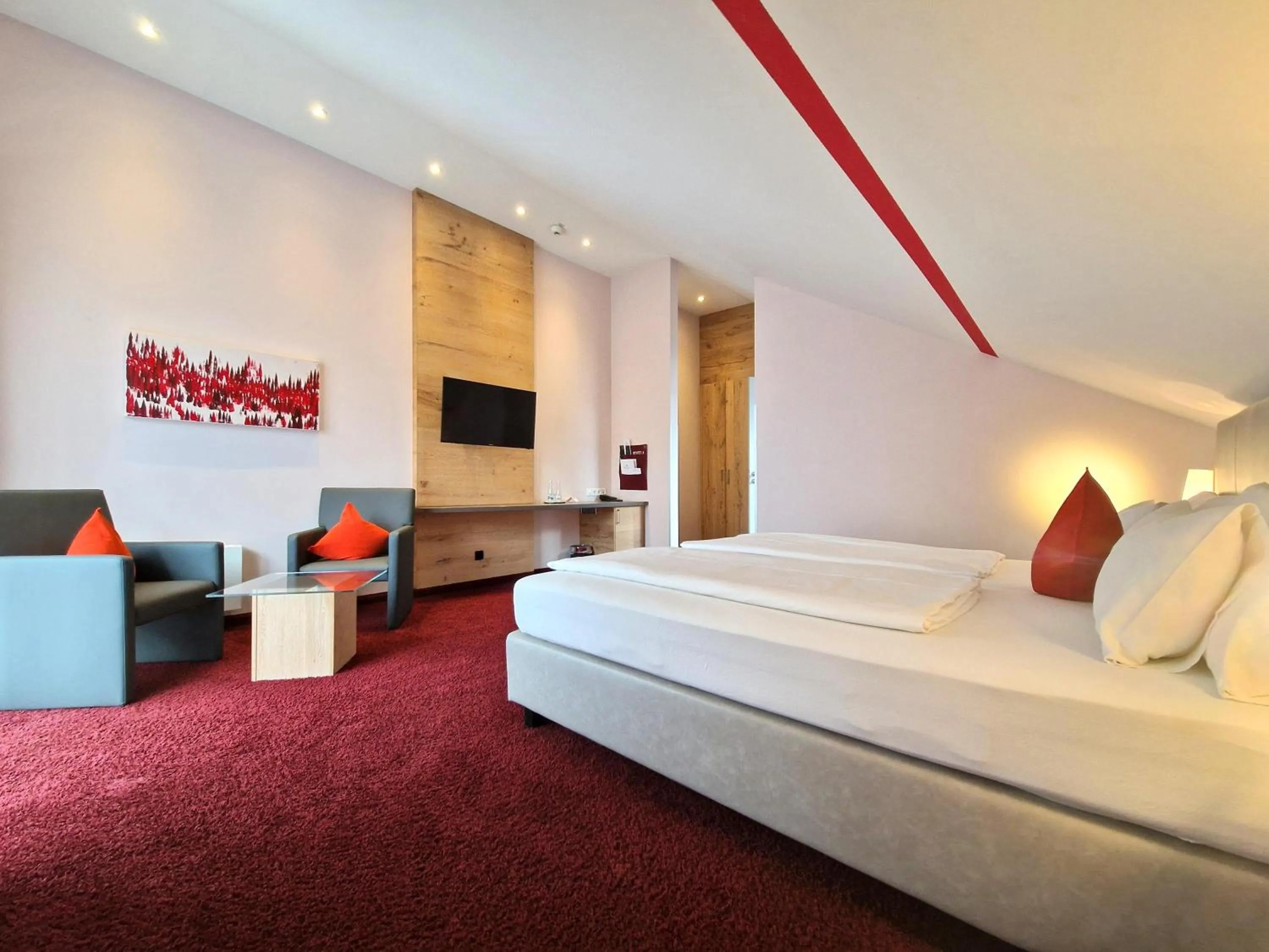 Bed in Mosers Blume Relax & Genuss Hotel