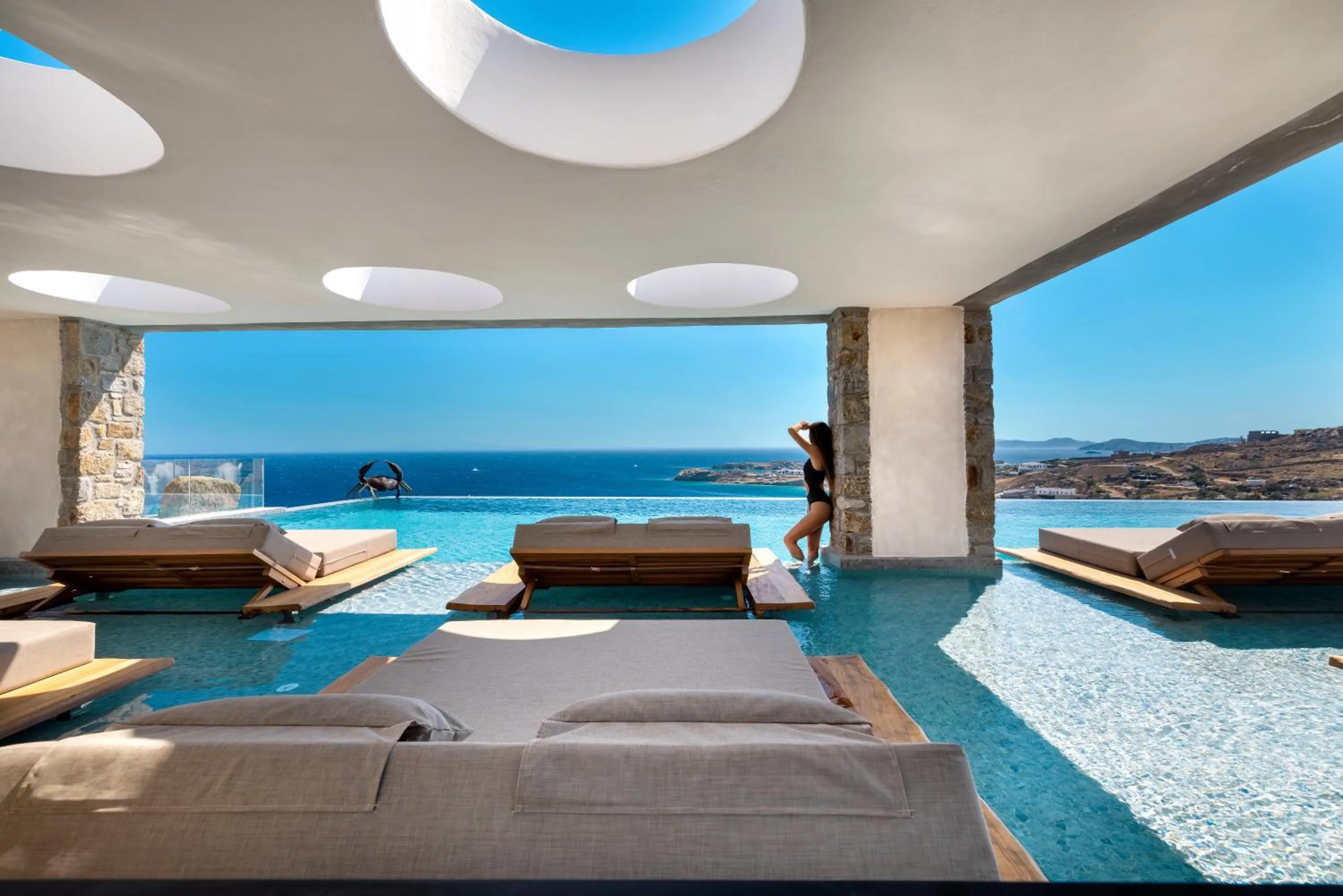Sea view in Tropicana Hotel , Suites & Villas Mykonos