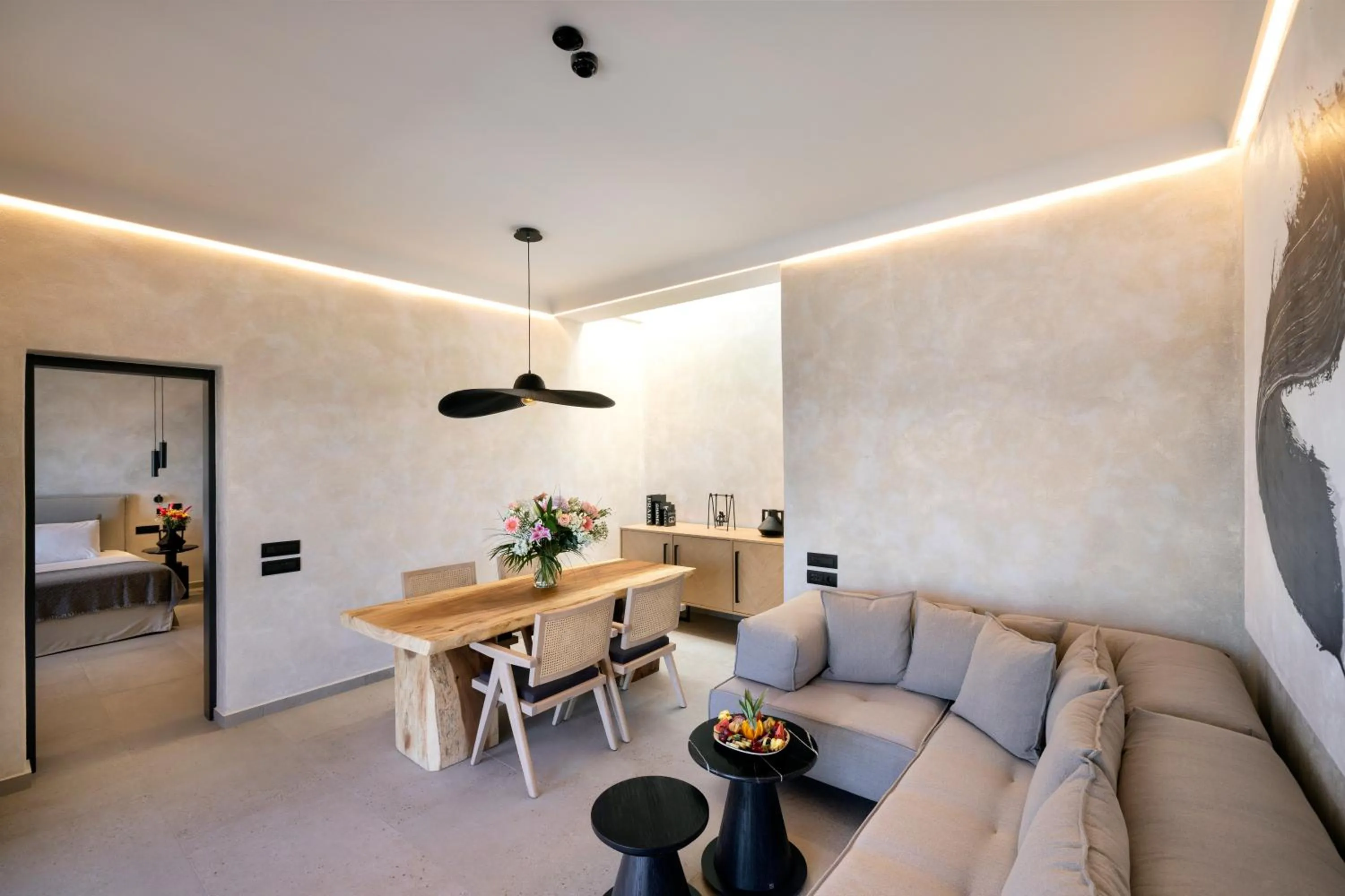 Living room in Tropicana Hotel , Suites & Villas Mykonos