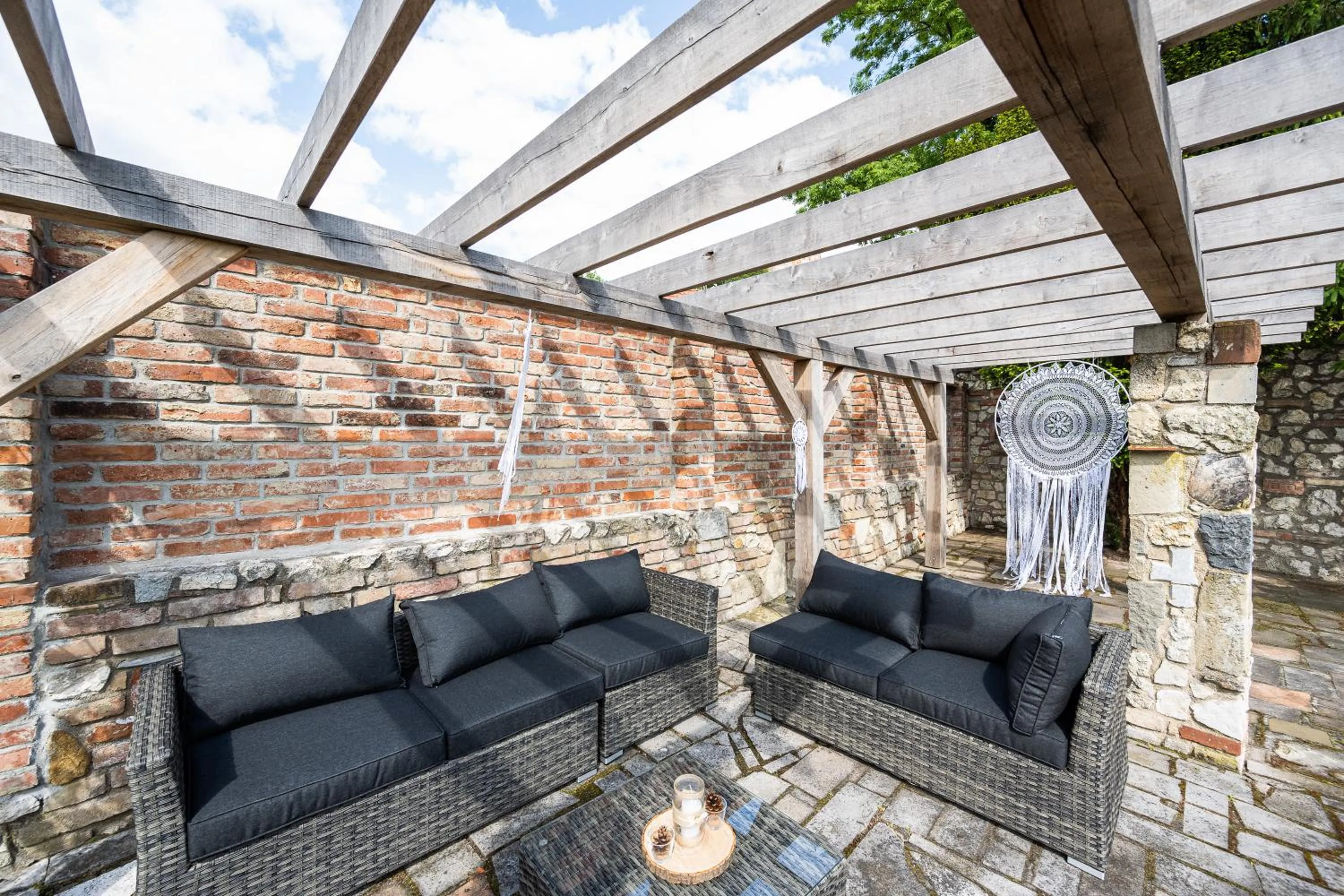 Balcony/Terrace in Penzion Pod hrádkem