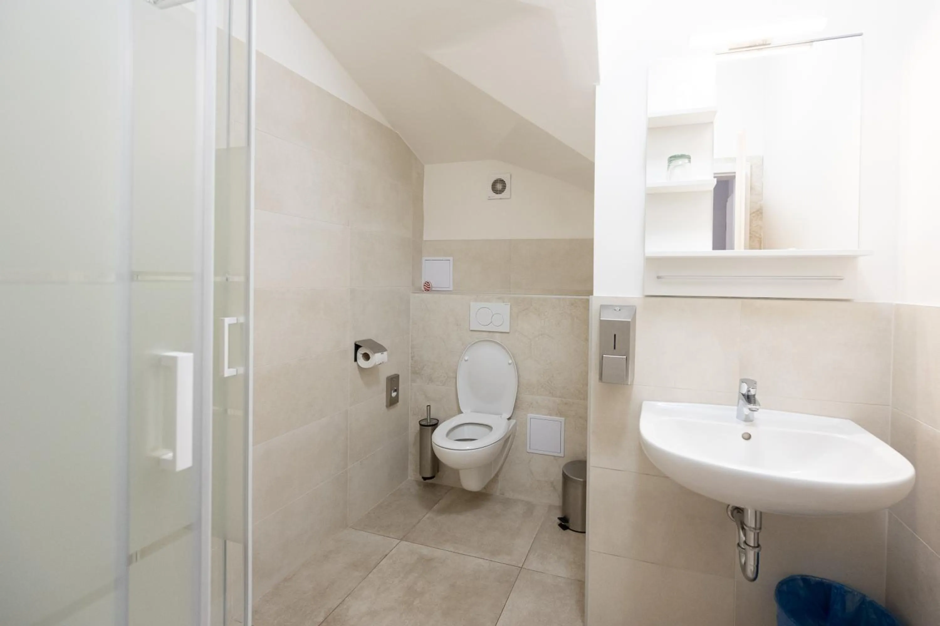 Toilet in Penzion Pod hrádkem
