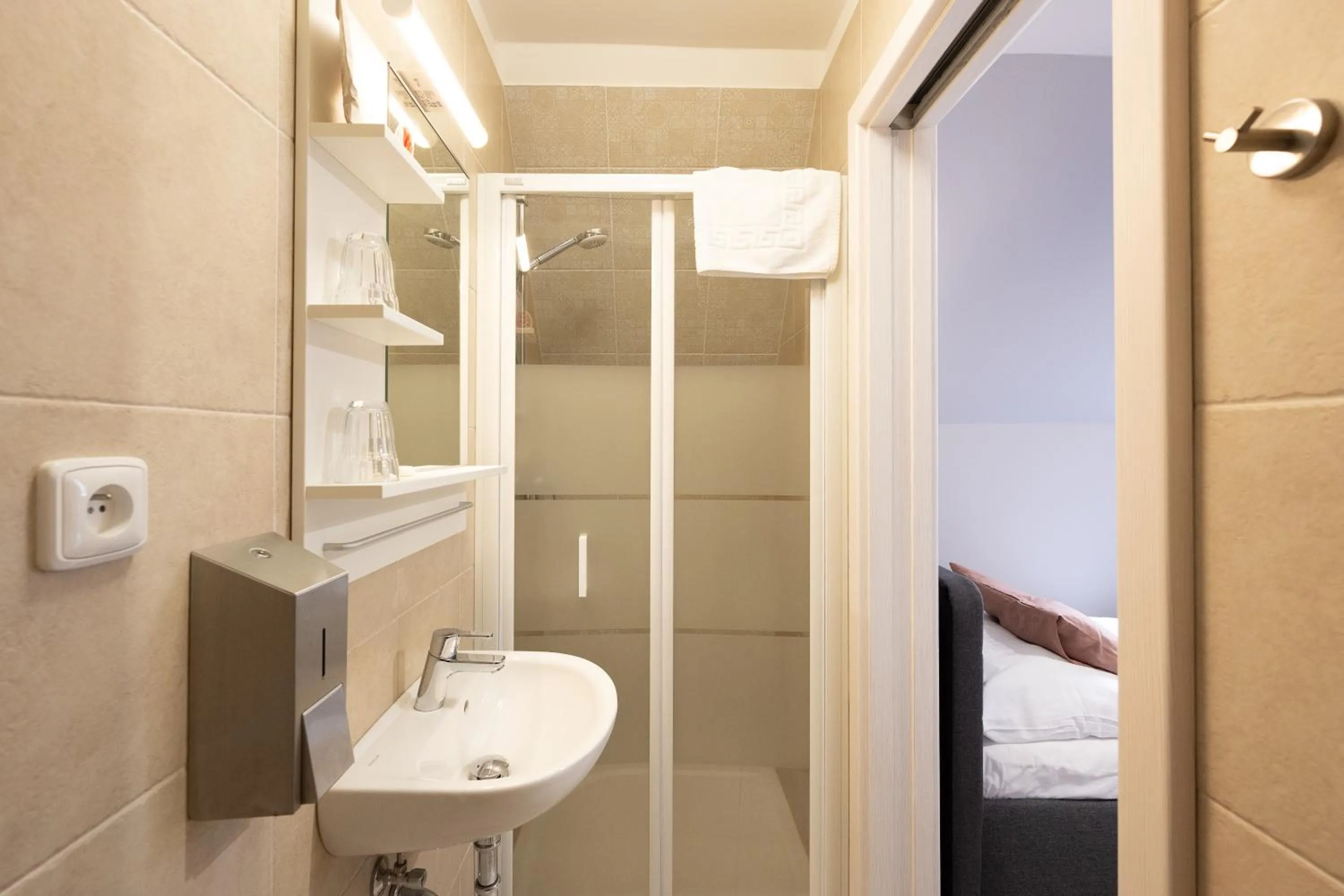 Bathroom in Penzion Pod hrádkem
