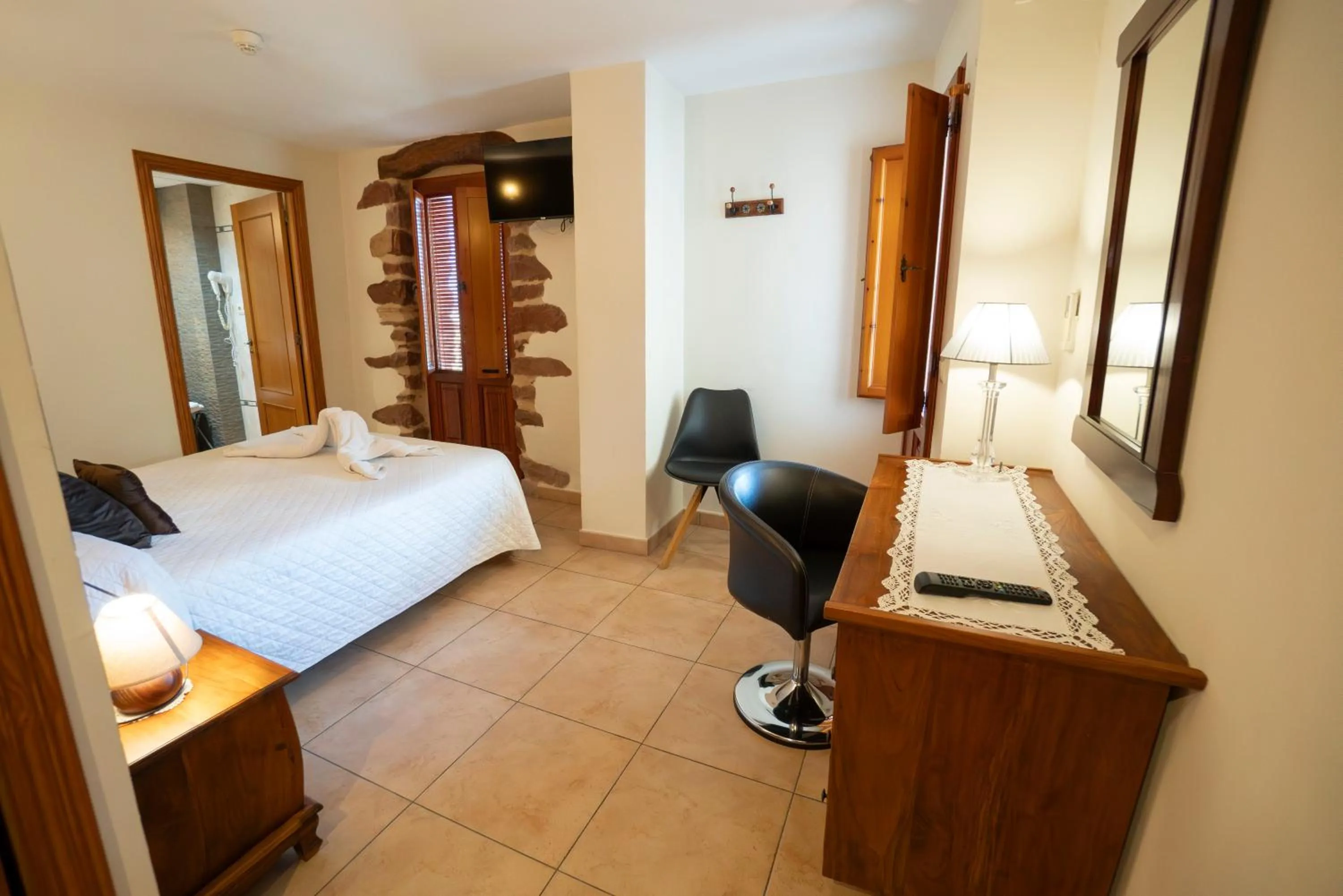 Bed in Hotel Rural L'Antic Portal