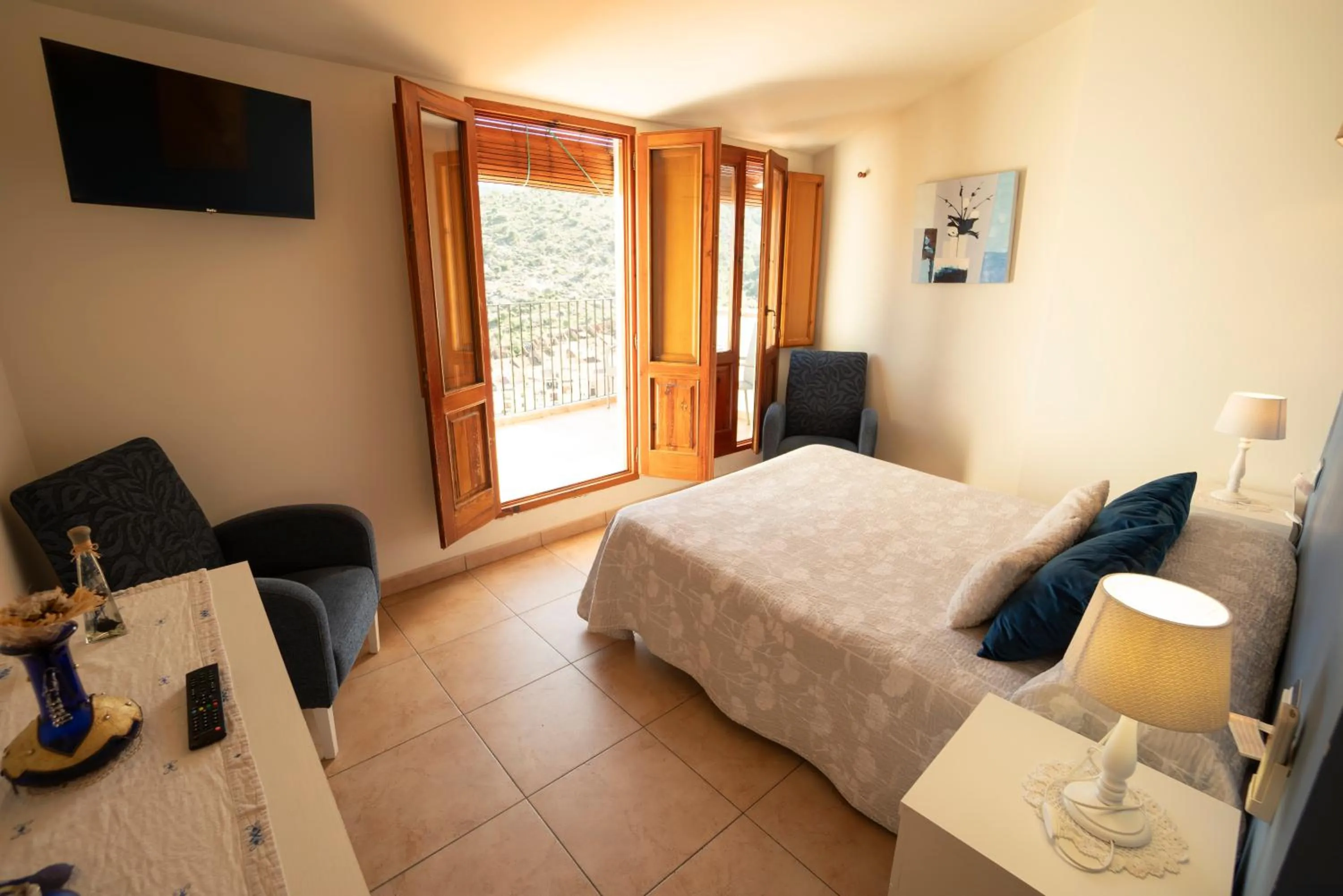 Bed in Hotel Rural L'Antic Portal