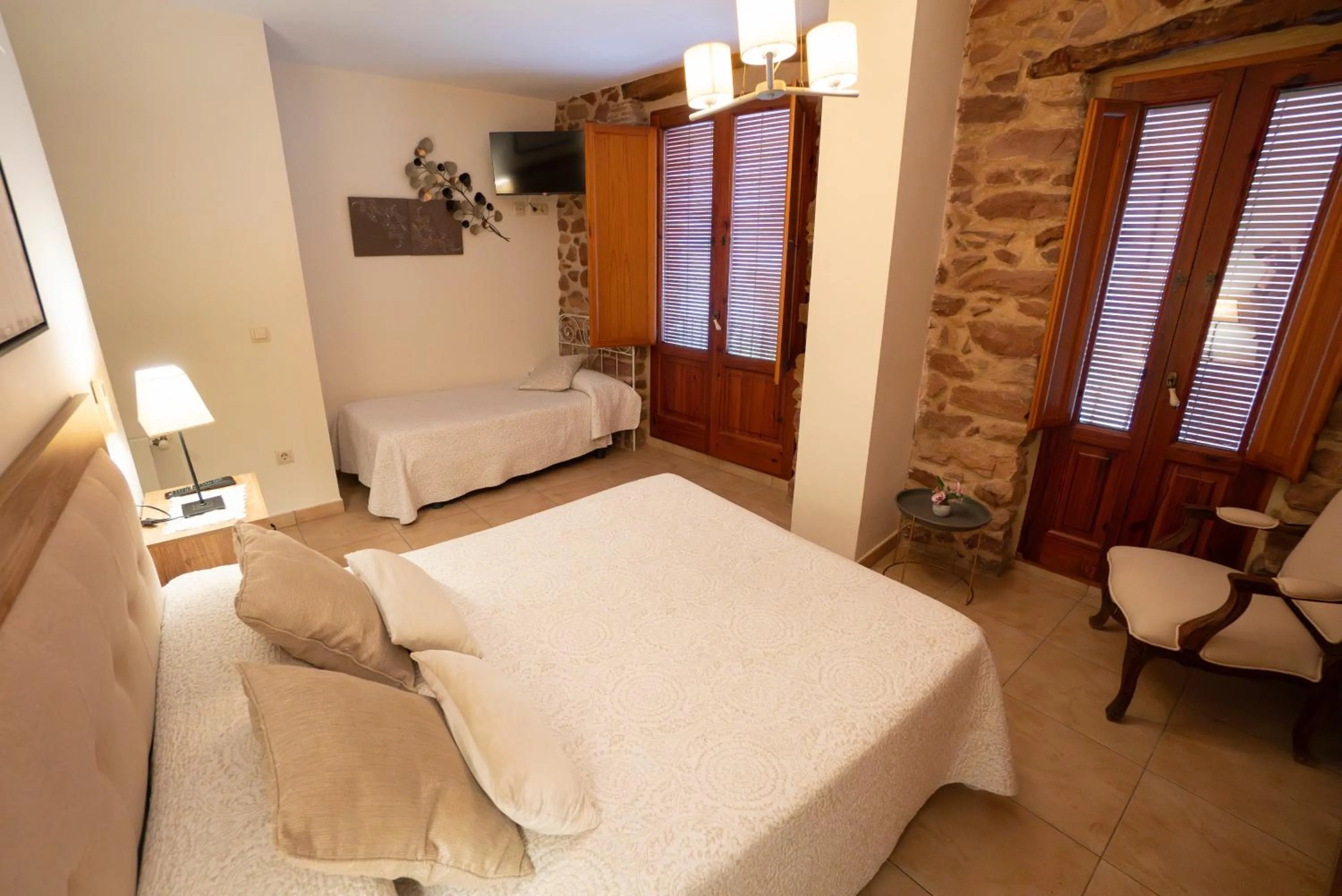 Bed in Hotel Rural L'Antic Portal