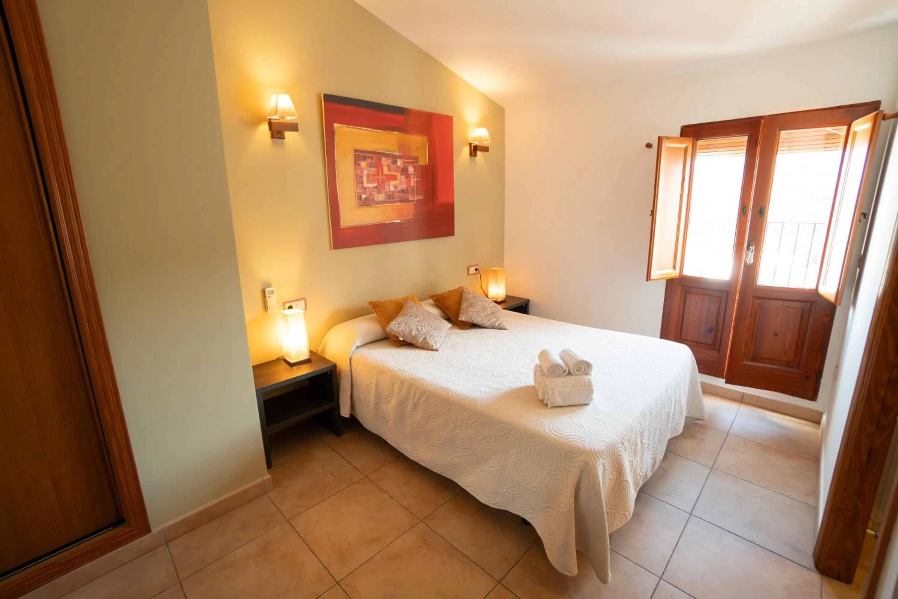 Bed in Hotel Rural L'Antic Portal