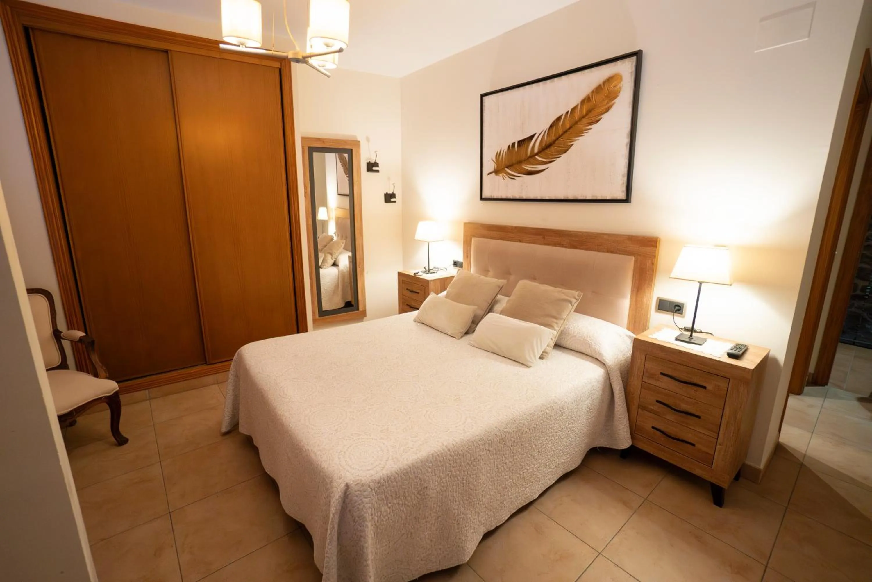 Bed in Hotel Rural L'Antic Portal