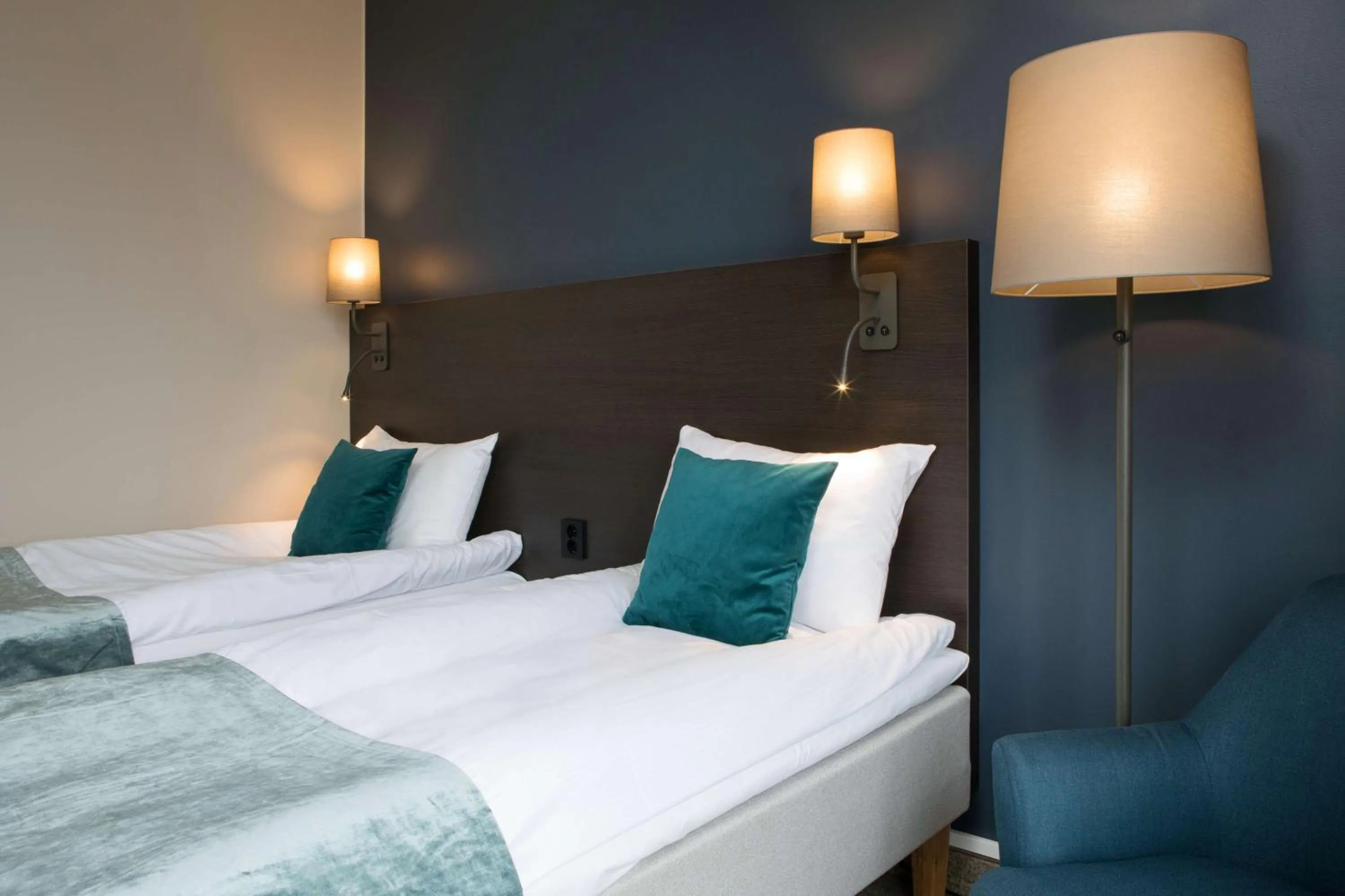 Bedroom, Bed in Scandic Brennemoen