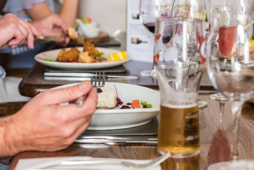 Food close-up in The Sawley Arms