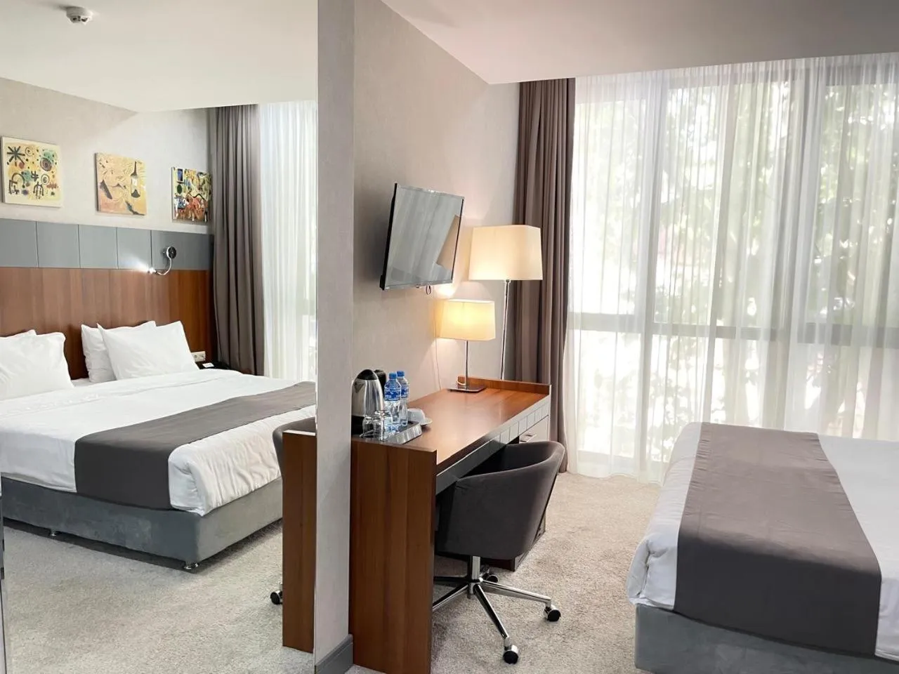 Bed in Hotel Atlas Abashidze