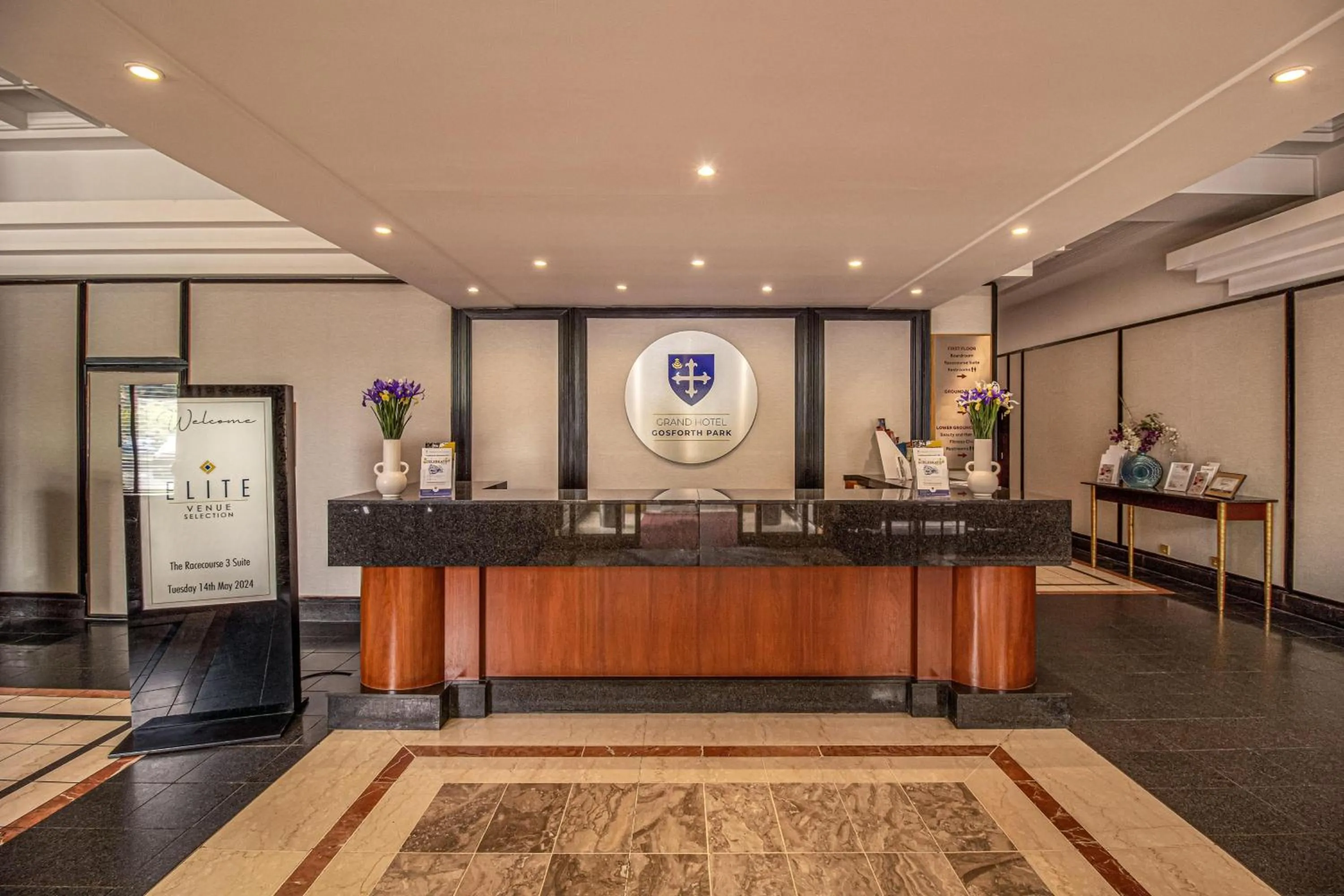 Lobby or reception in Grand Hotel Gosforth Park