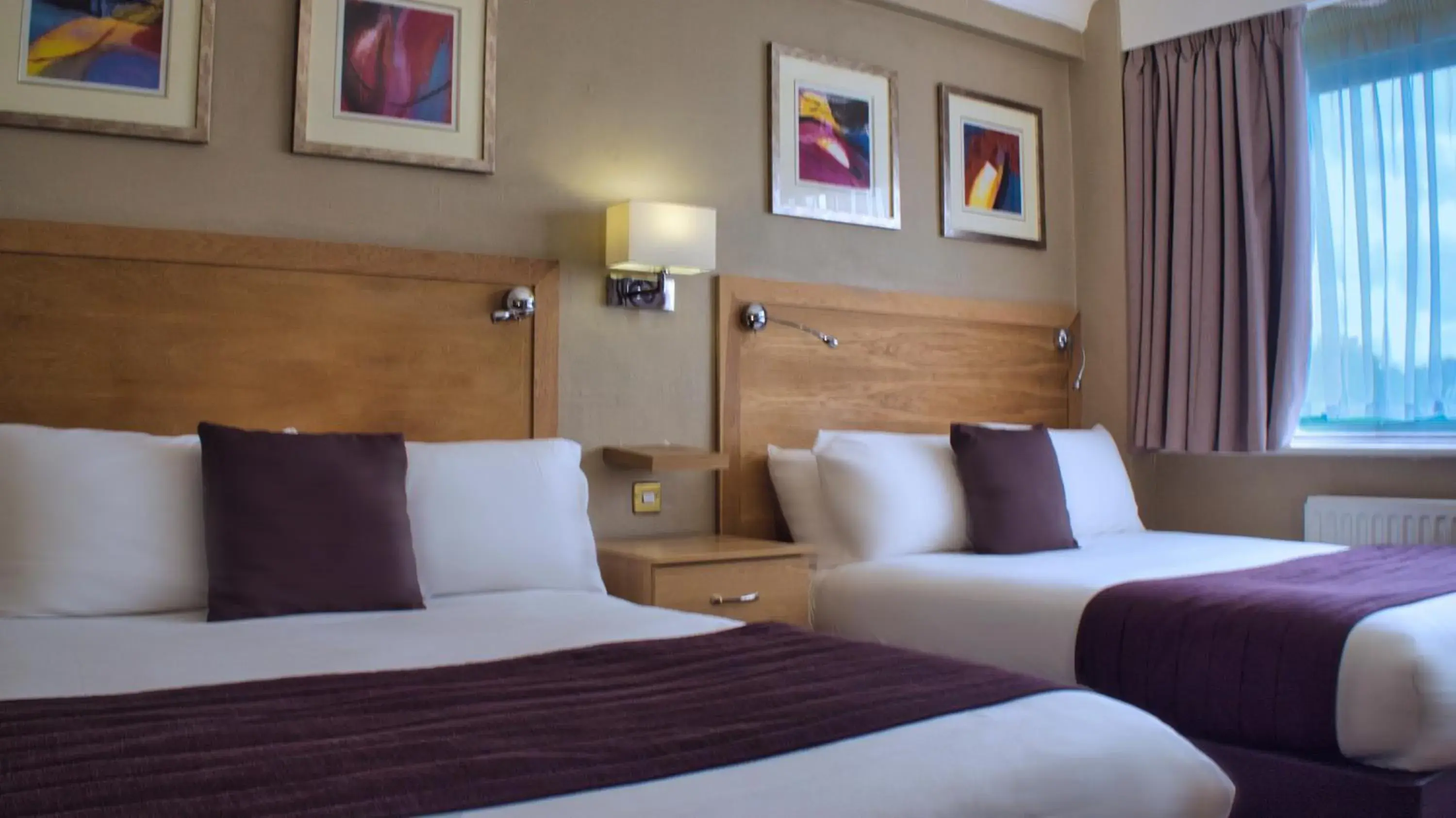 Double Room with Two Double Beds in Grand Hotel Gosforth Park Double Room with Two Double Beds in Grand Hotel Gosforth Park