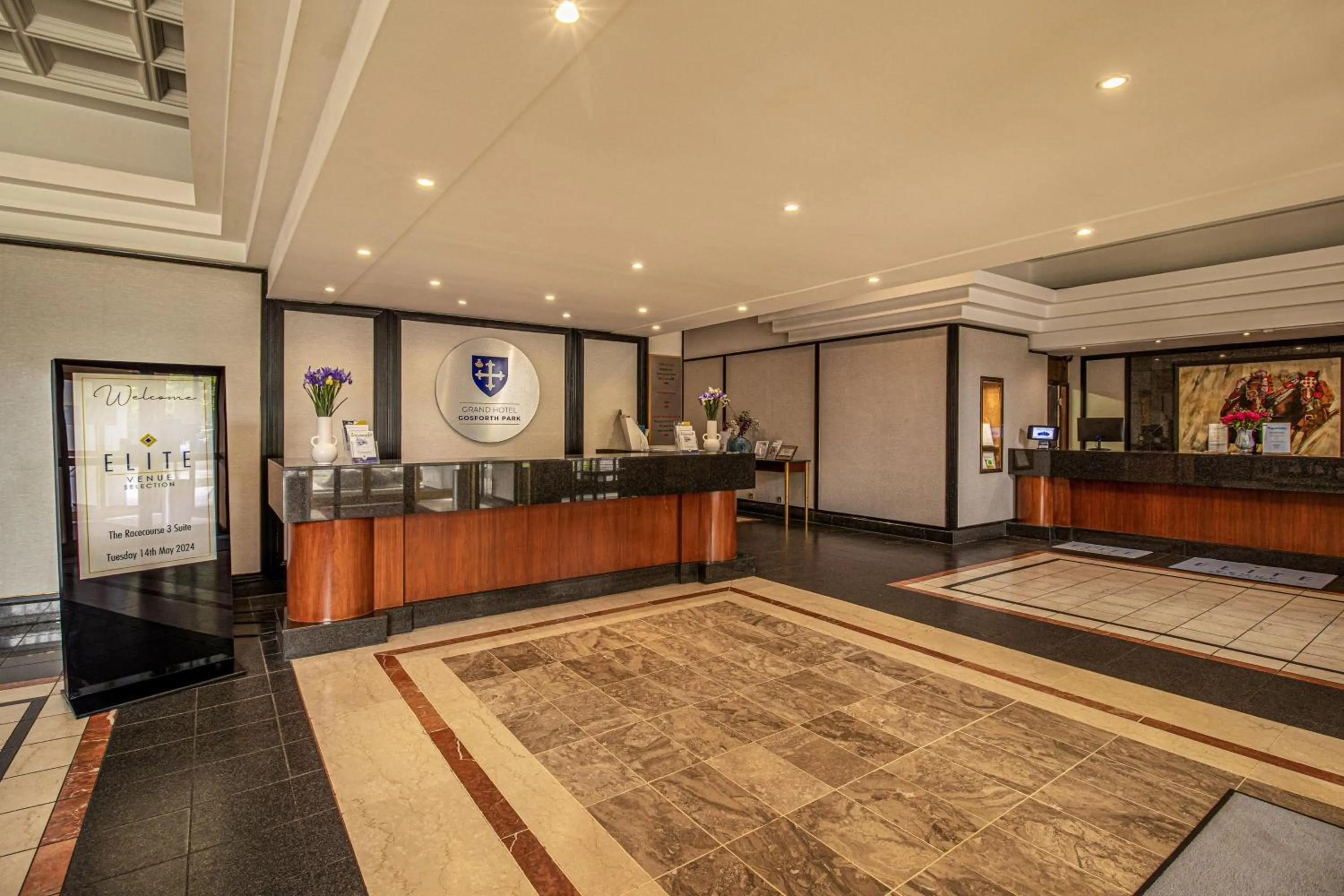 Lobby or reception in Grand Hotel Gosforth Park