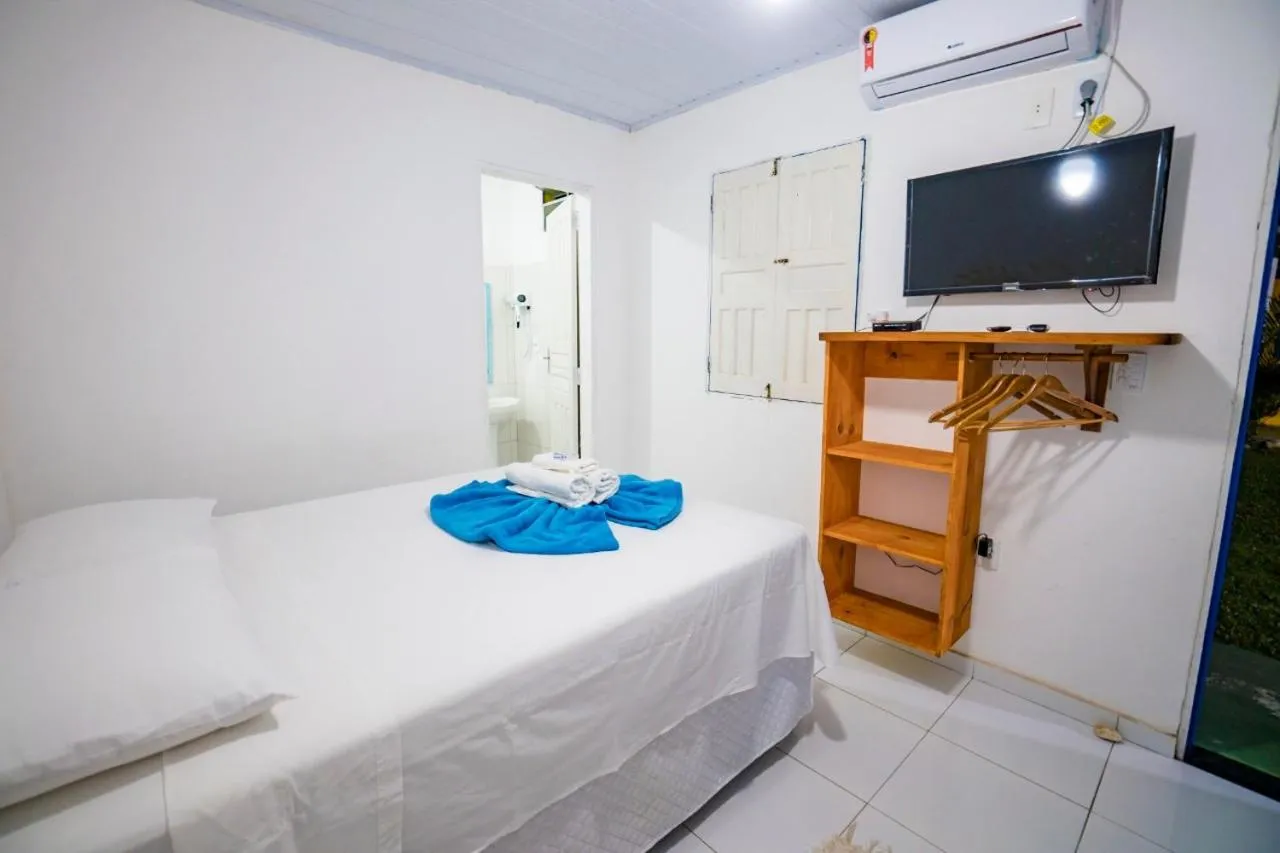 Bed in Pousada Sunset Boipeba
