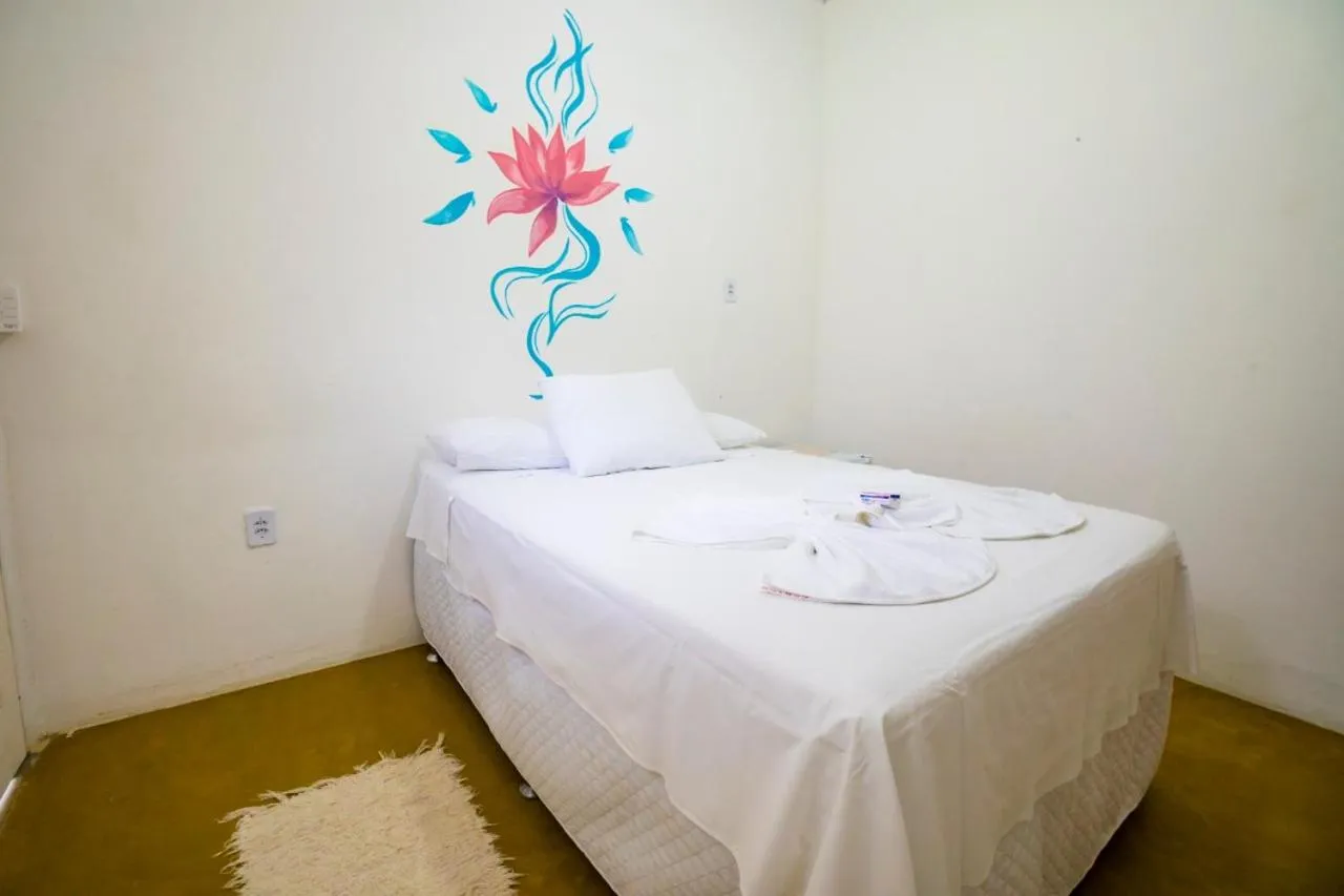 Bed in Pousada Sunset Boipeba