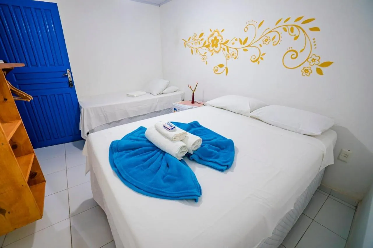 Bed in Pousada Sunset Boipeba