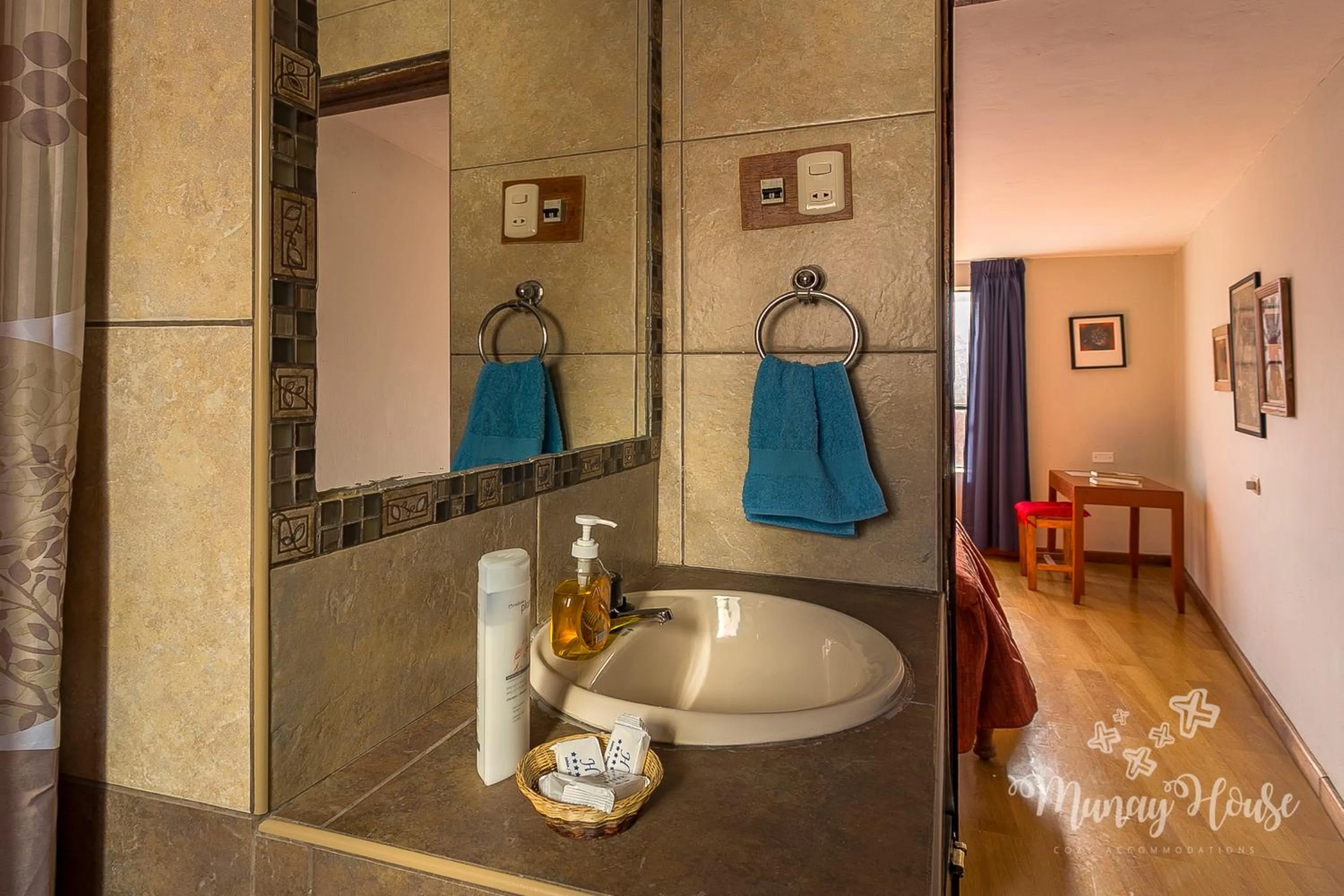 Bathroom in Munay House, apartment in the center of Cusco