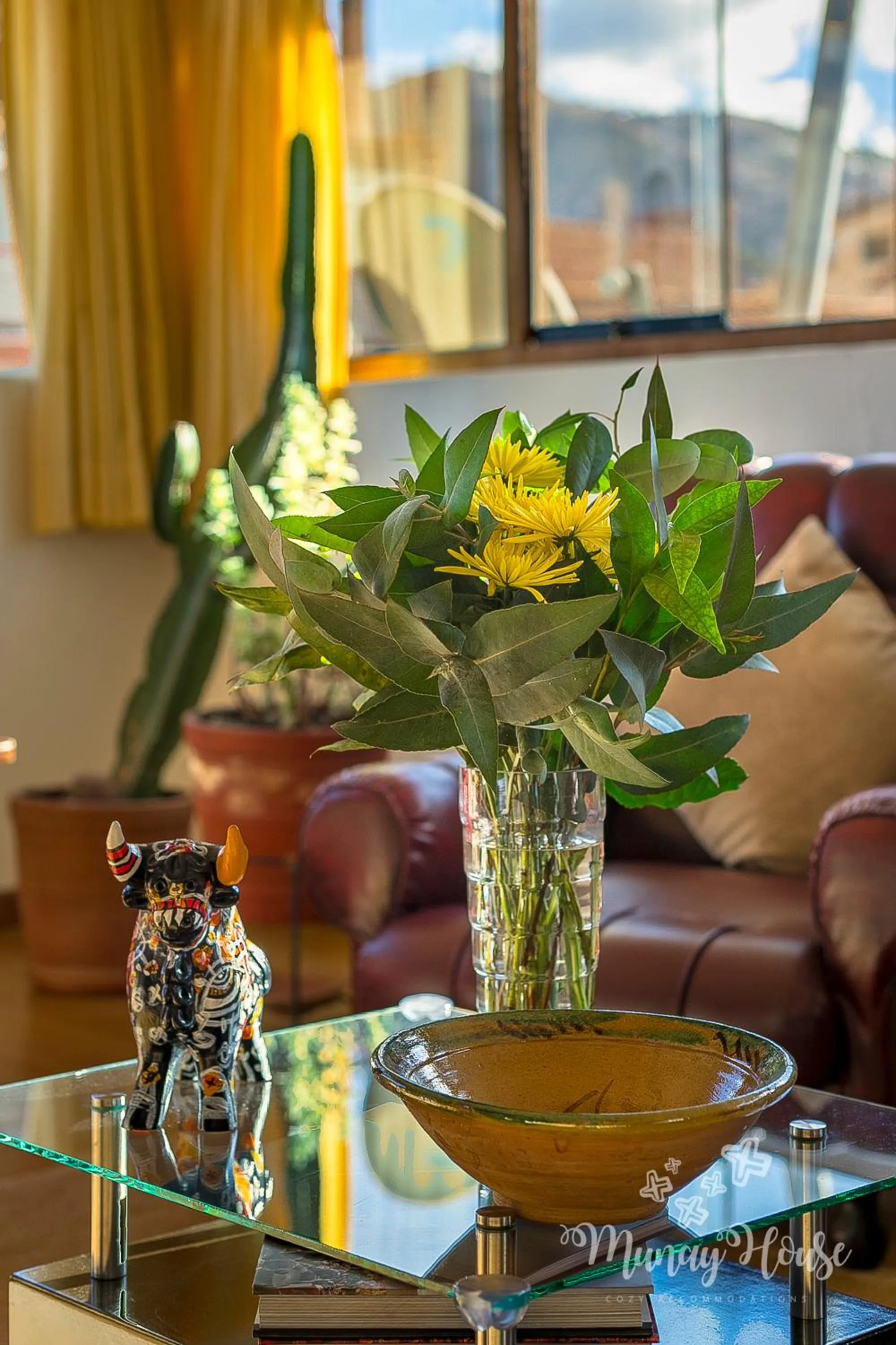 Decorative detail in Munay House, apartment in the center of Cusco