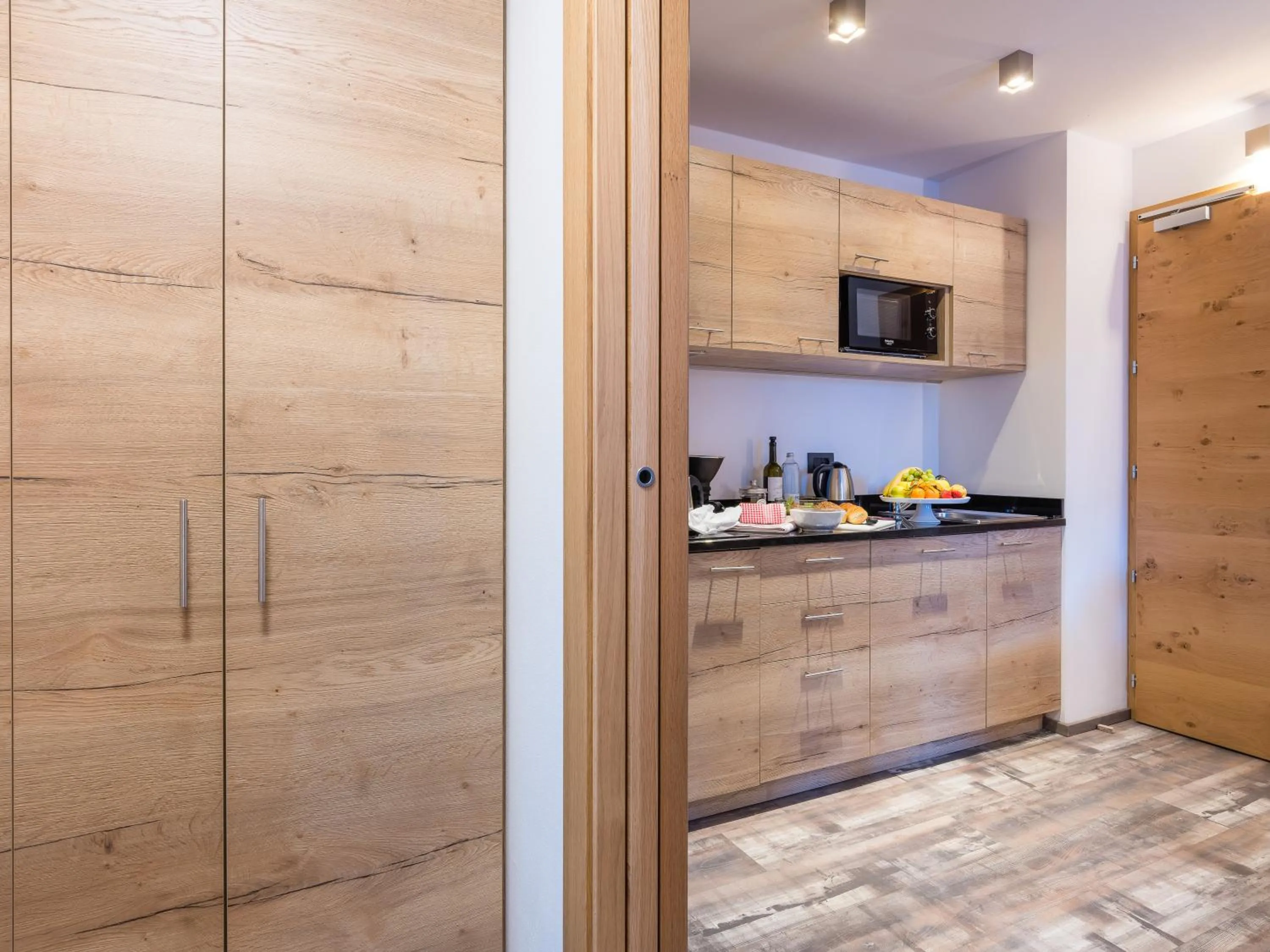 Kitchen or kitchenette in Albergo Dimaro Wellness Hotel