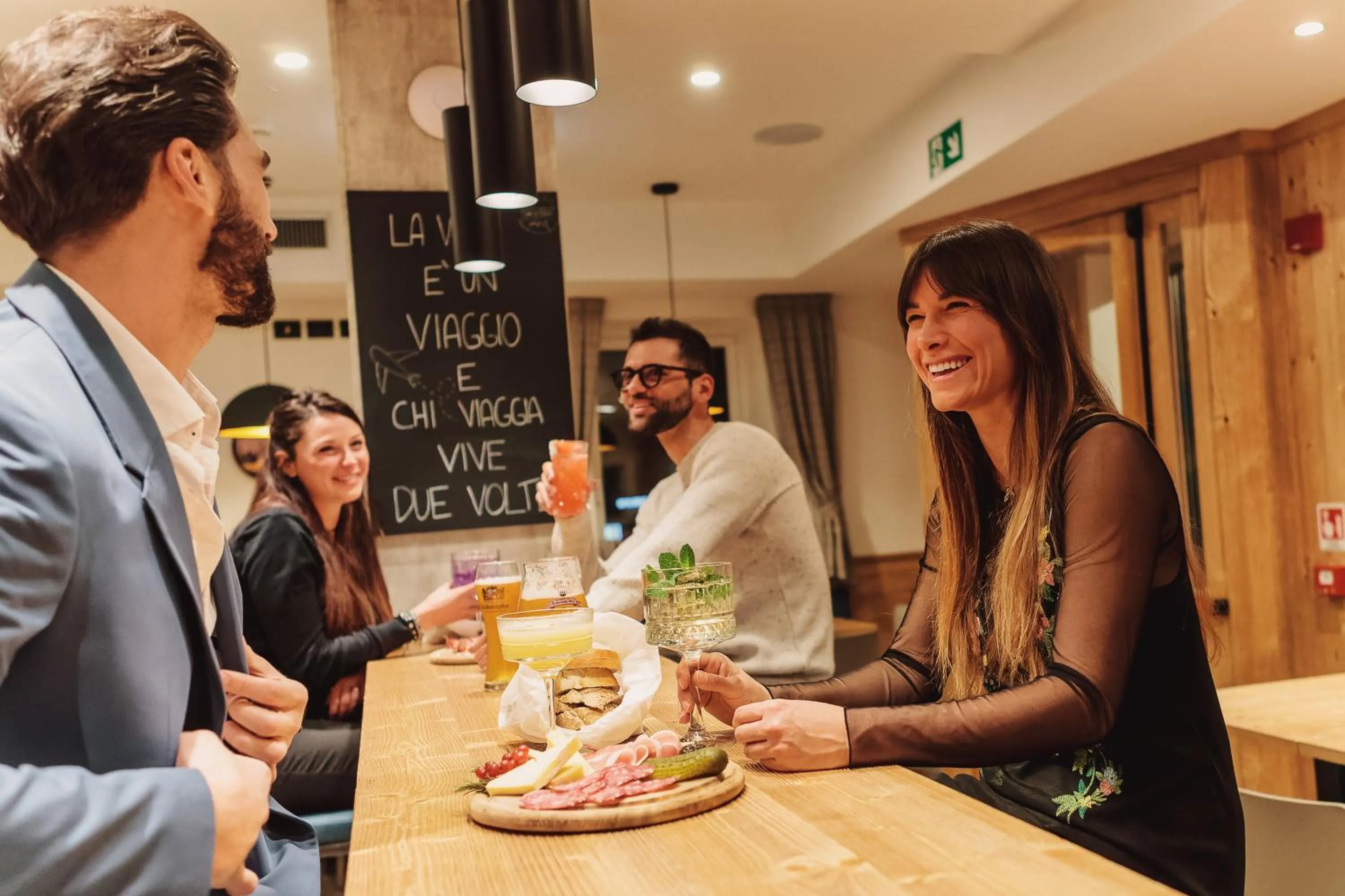 Lounge or bar in Albergo Dimaro Wellness Hotel