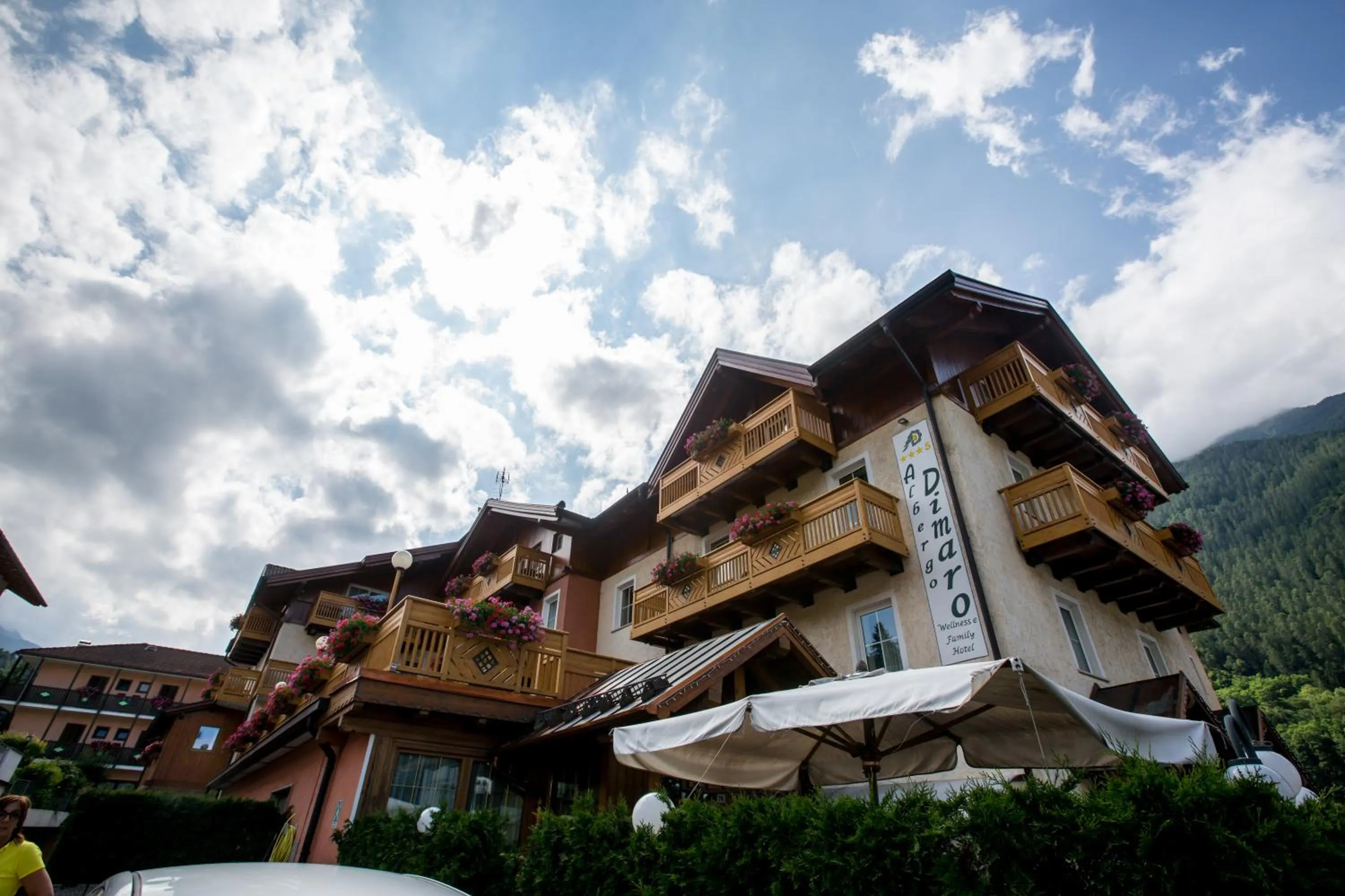Facade/entrance in Albergo Dimaro Wellness Hotel