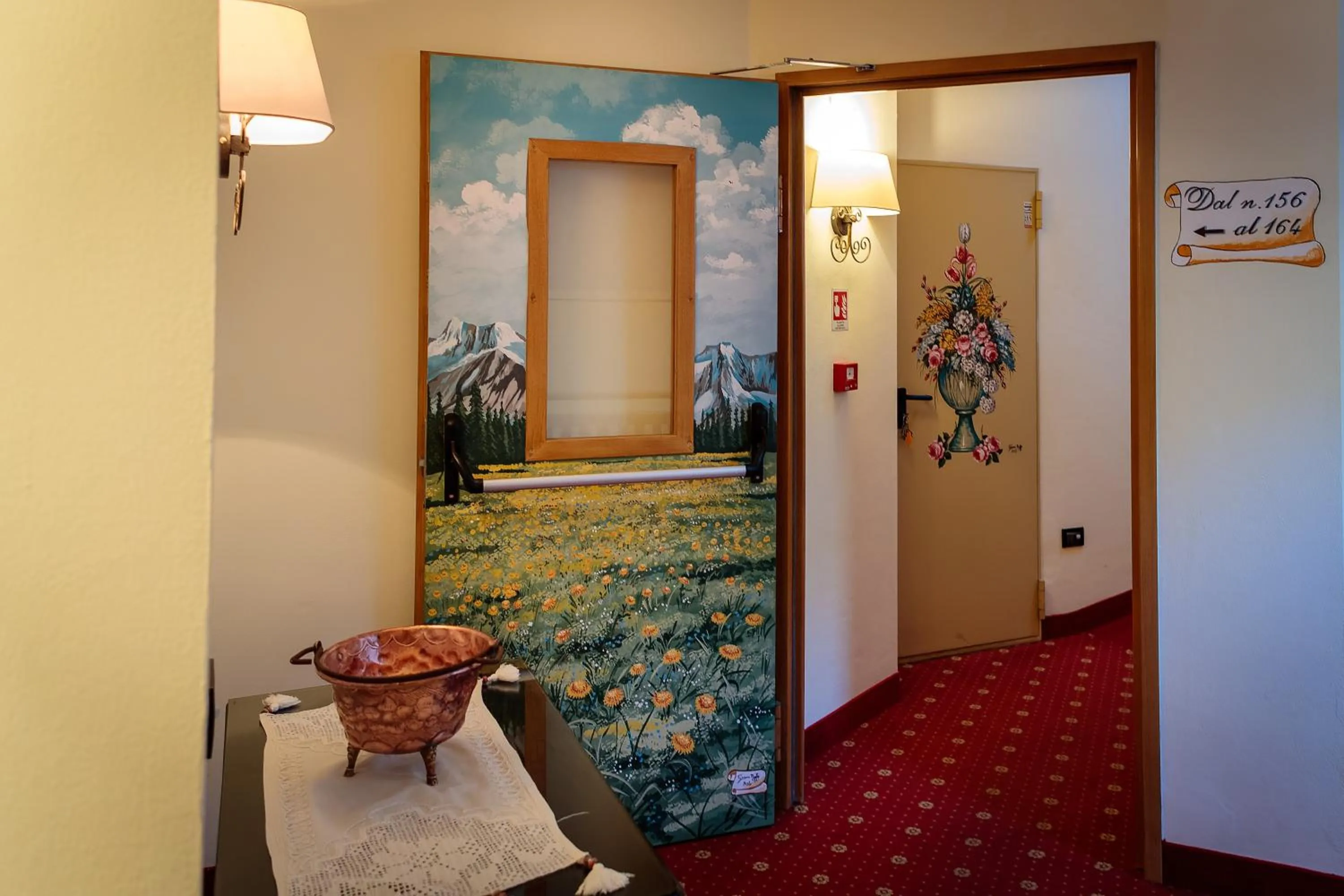 Decorative detail in Albergo Dimaro Wellness Hotel