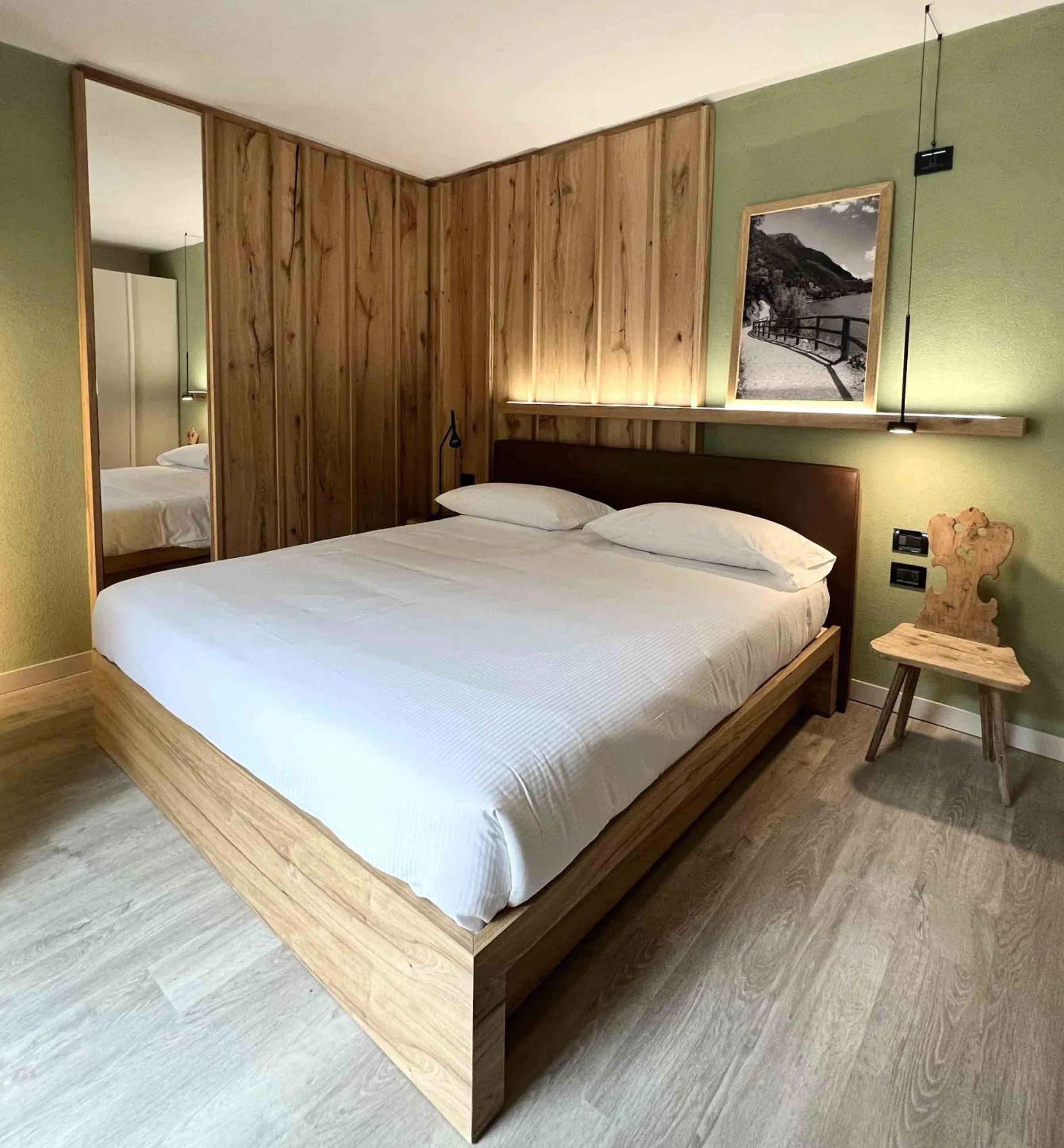 Bedroom, Bed in Albergo Dimaro Wellness Hotel