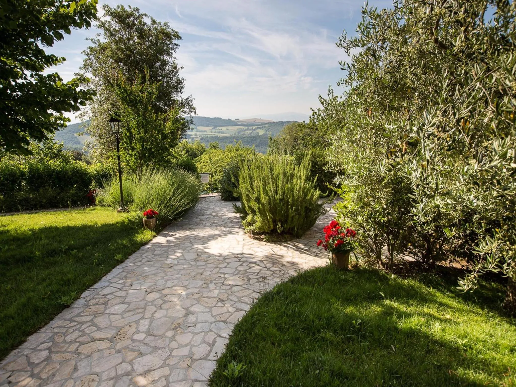 Garden in Relais Villa Sensano