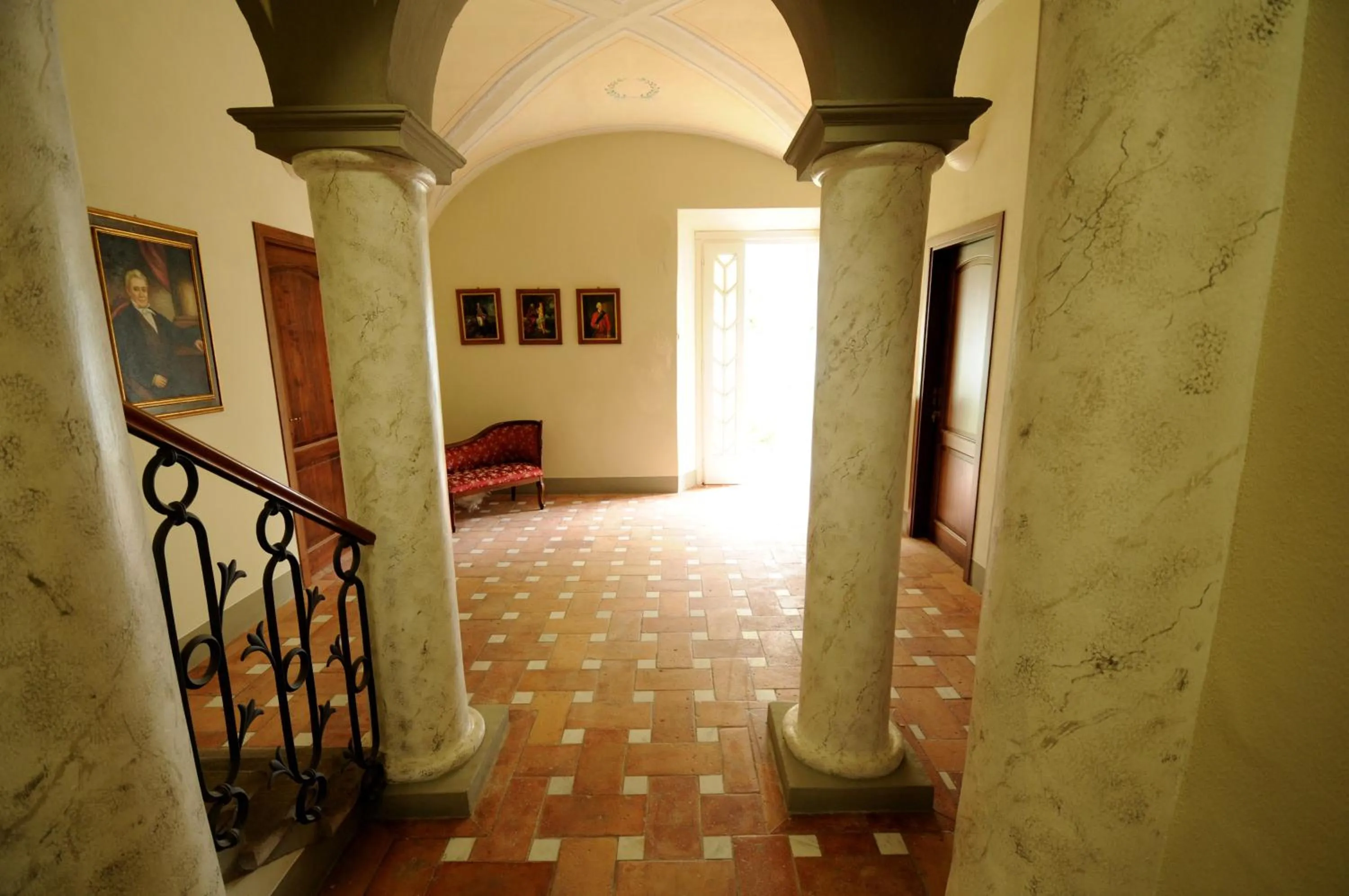 Decorative detail in Relais Villa Sensano