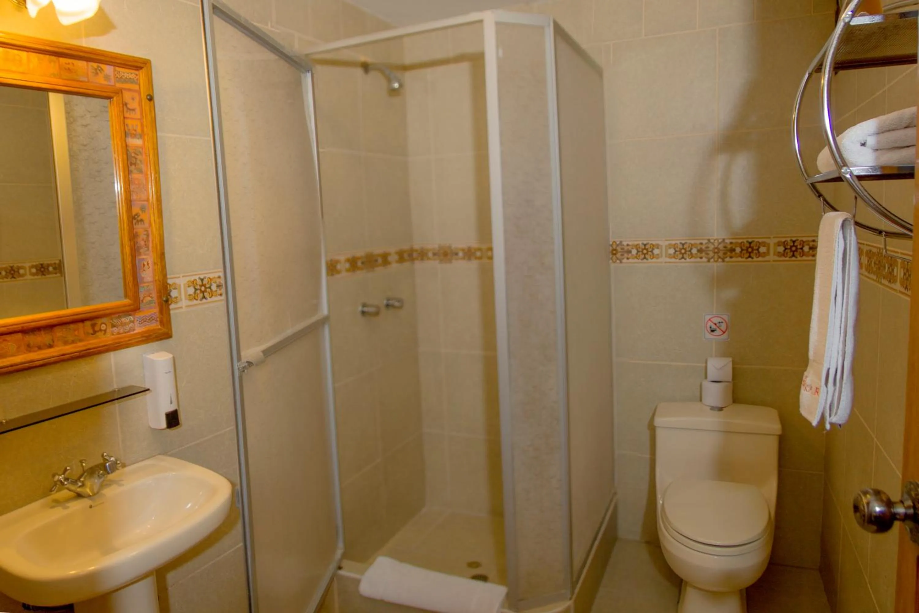 Shower in Hotel Warari