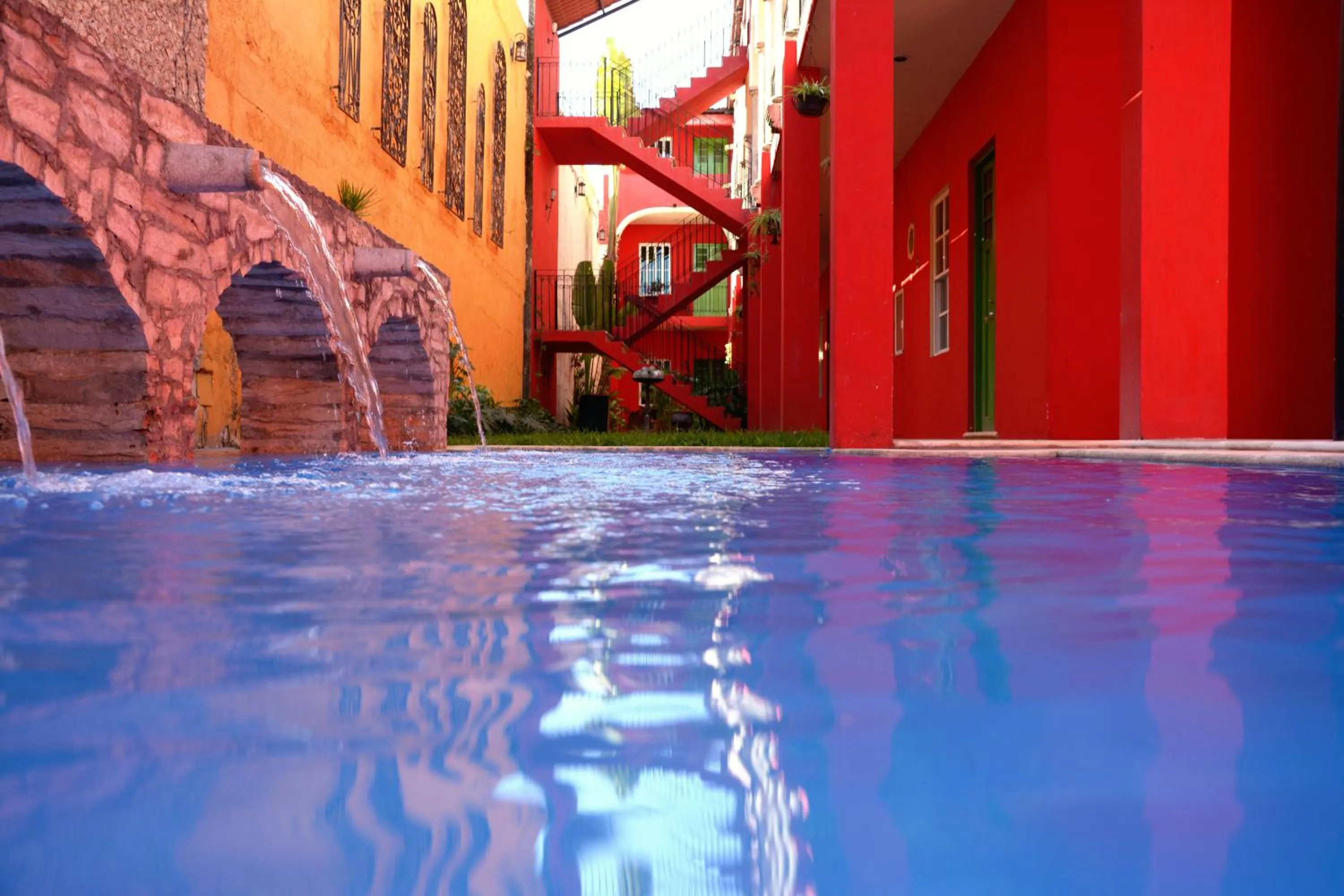 Swimming pool in Hotel Mejorada Merida