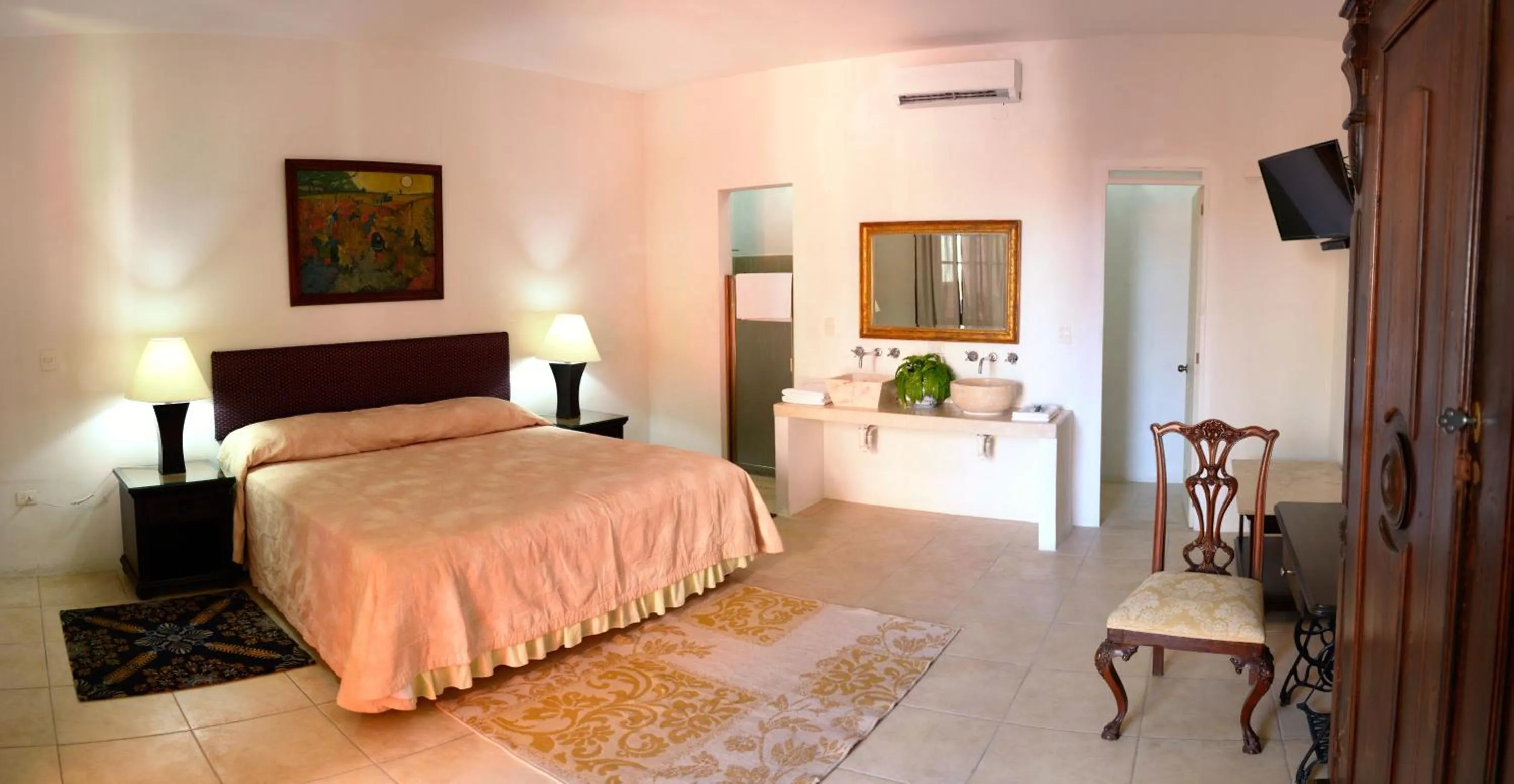 Bed in Hotel Mejorada Merida