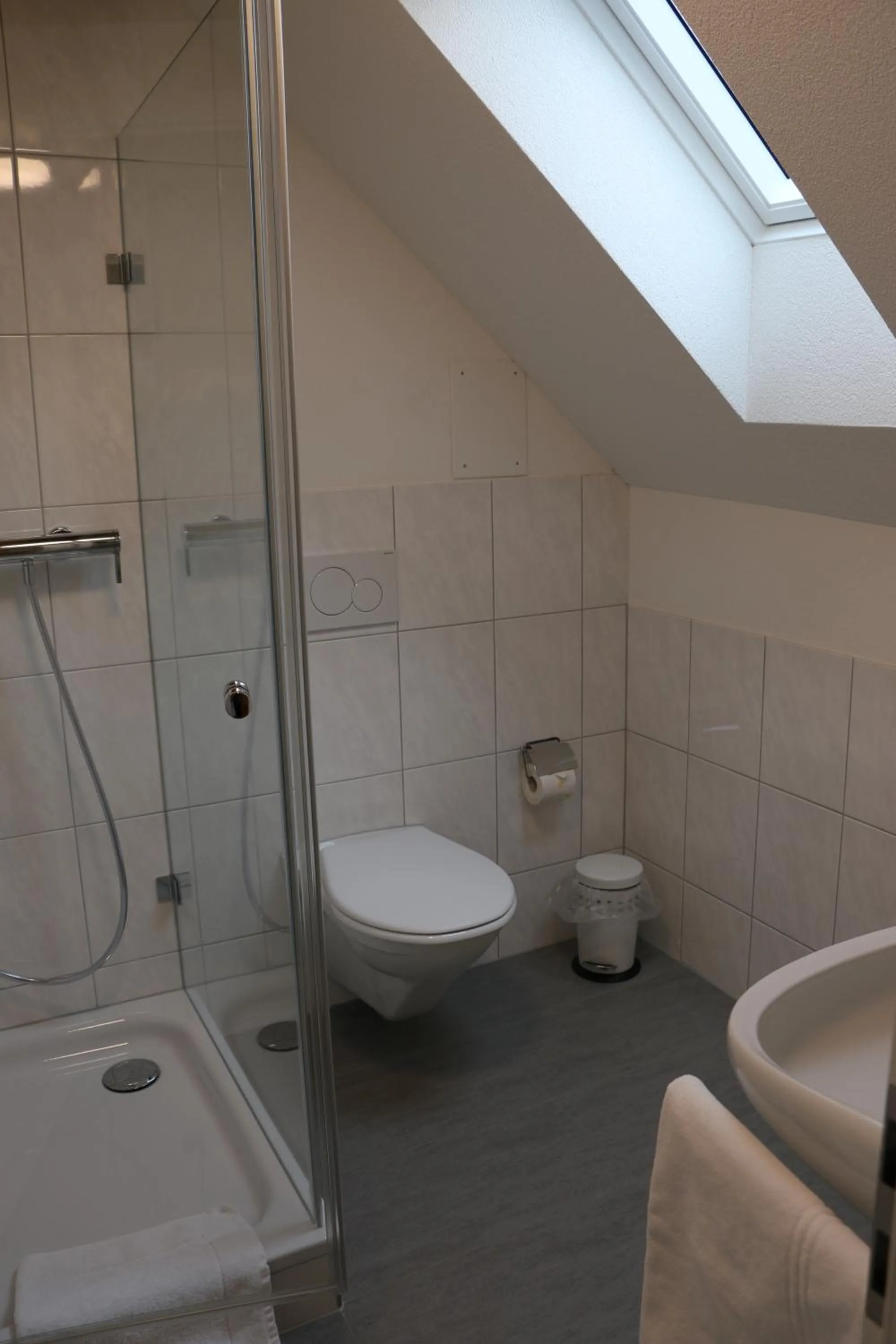 Shower in Hotel Lowen