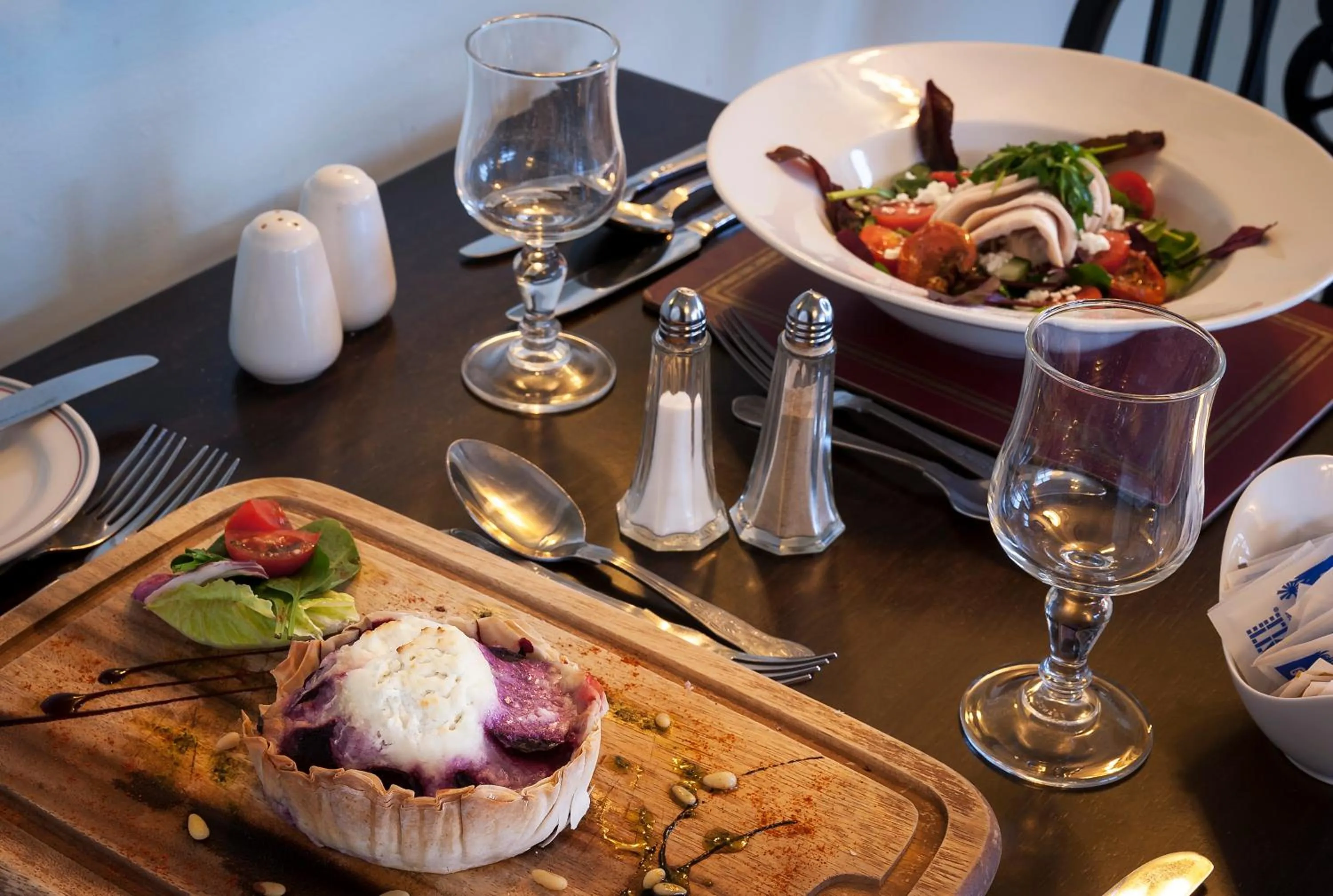 Food close-up in Lake of Shadows Hotel