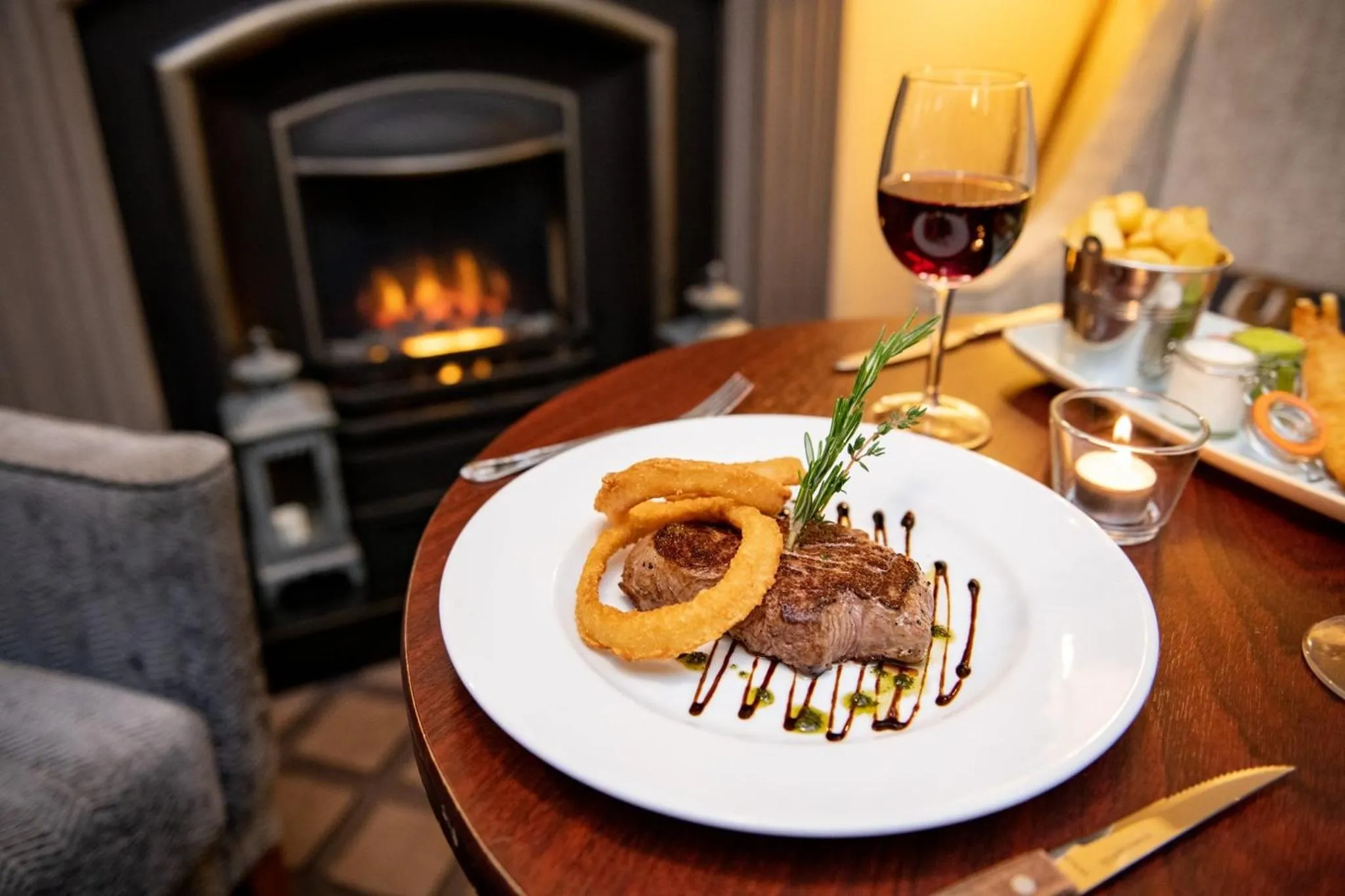 Food close-up in Lake of Shadows Hotel
