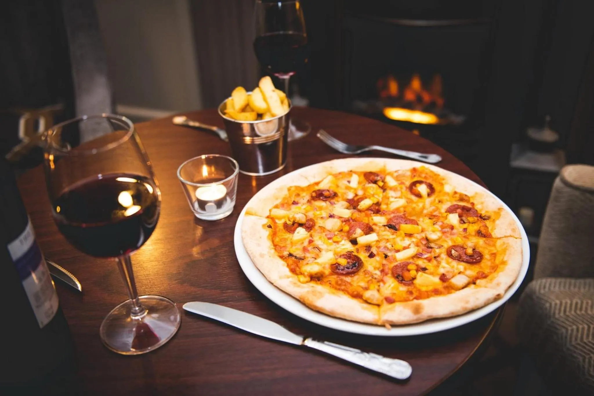 Food close-up in Lake of Shadows Hotel