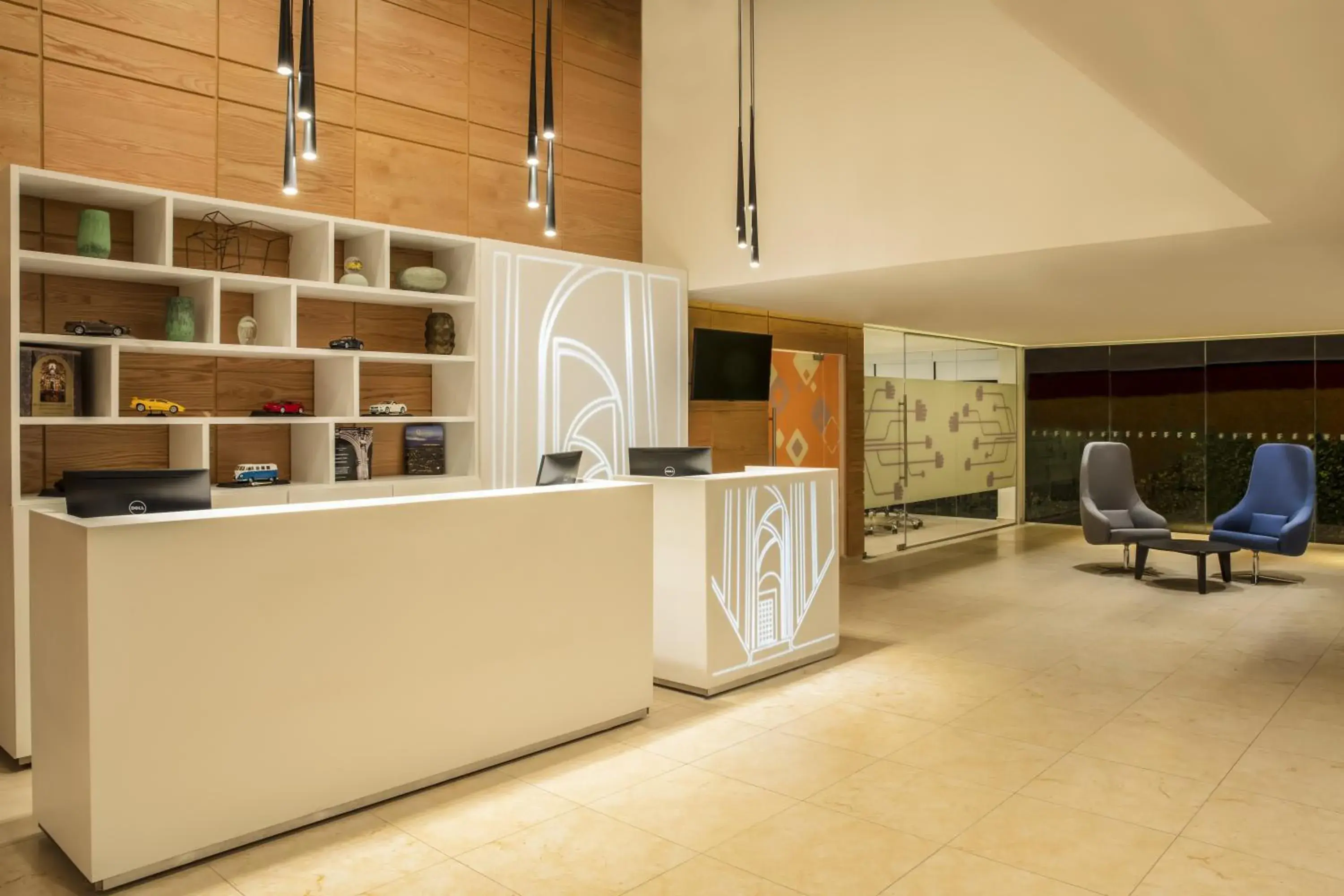 Lobby or reception in Fiesta Inn Express Queretaro Constituyentes Lobby or reception in Fiesta Inn Express Queretaro Constituyentes