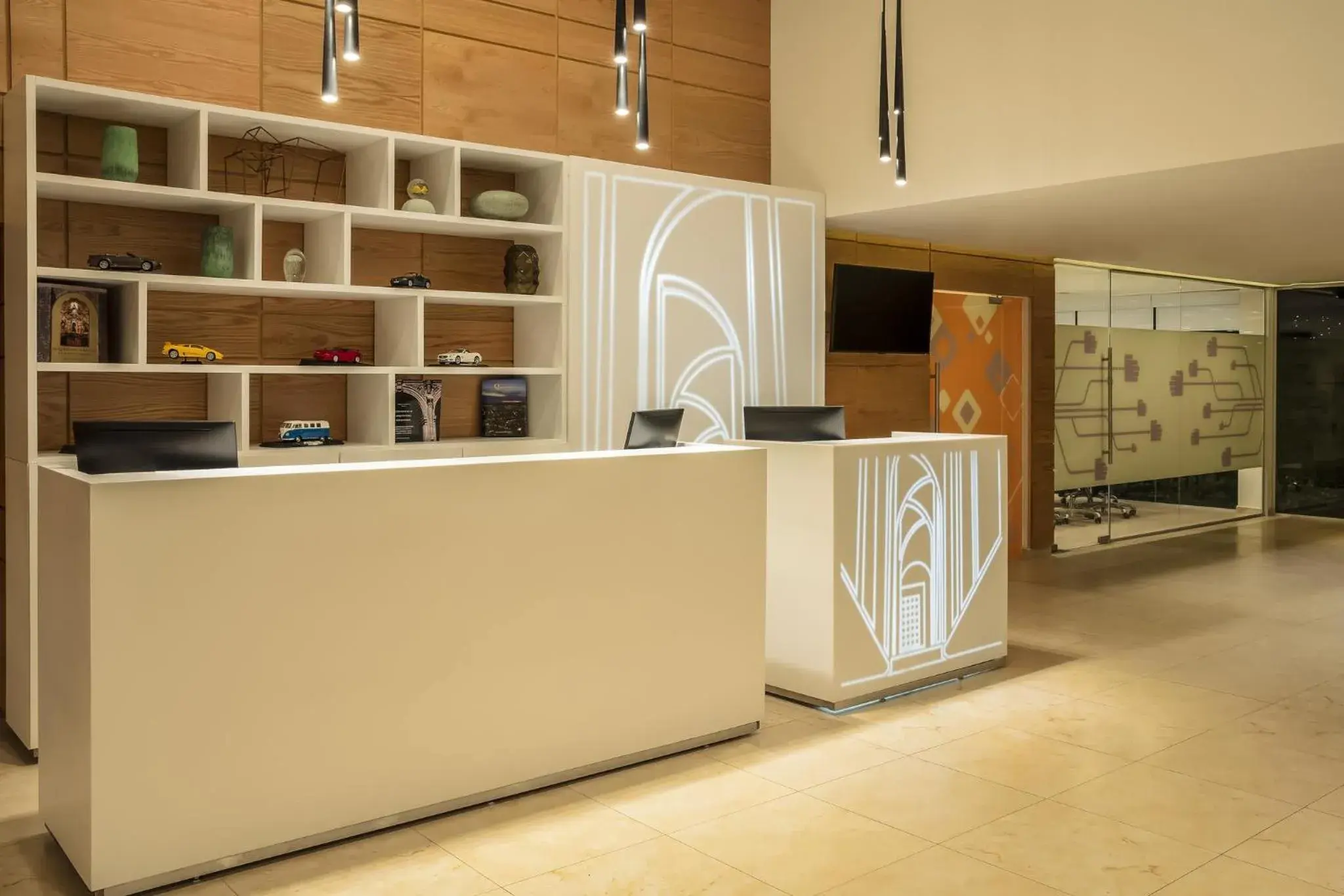 Lobby or reception in Fiesta Inn Express Queretaro Constituyentes Lobby or reception in Fiesta Inn Express Queretaro Constituyentes