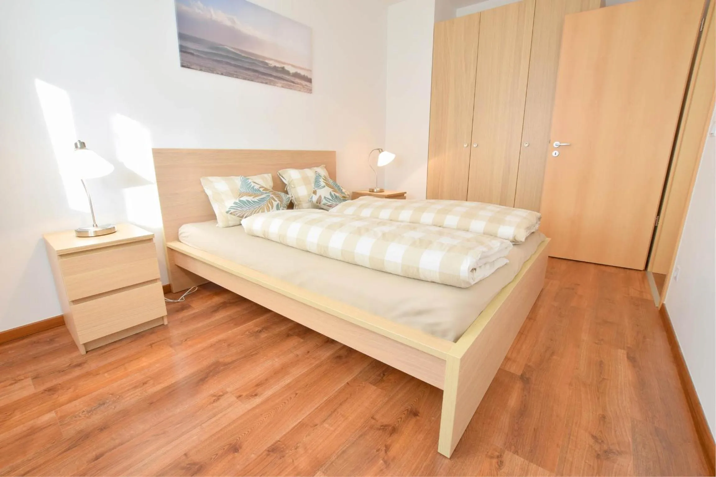 Bathroom, Bed in Vision Apartments Budapest