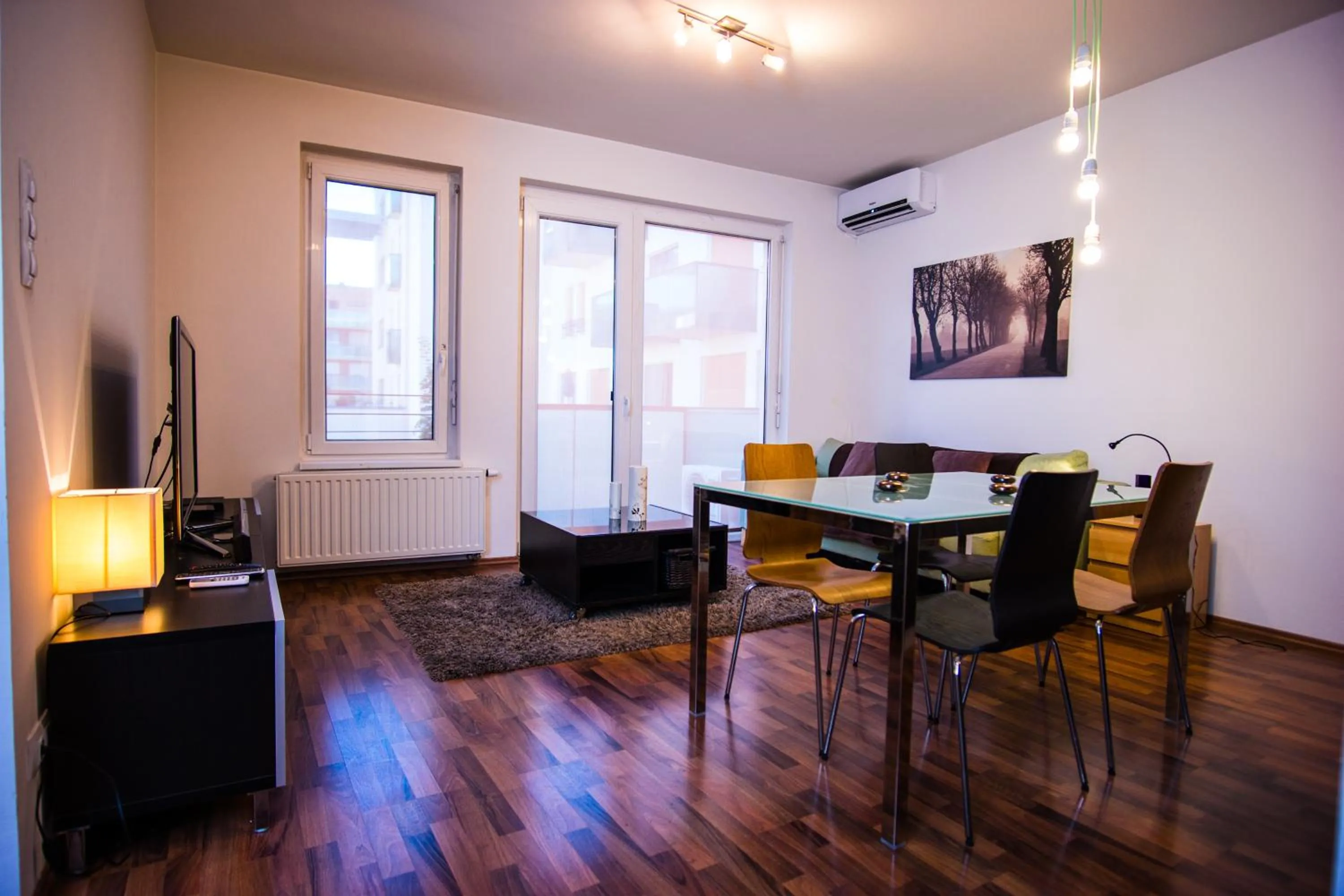 Living room in Vision Apartments Budapest