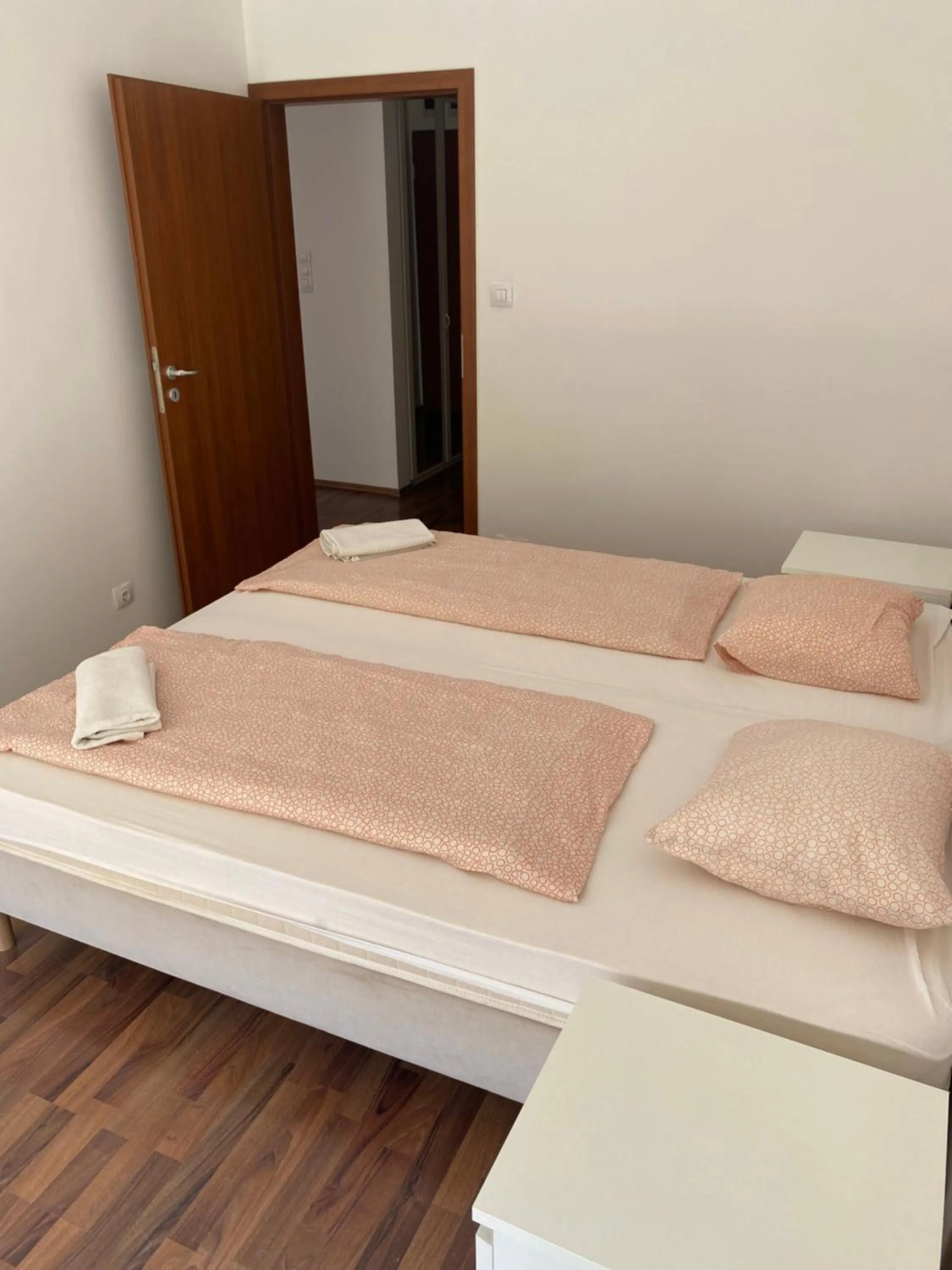 Bed in Vision Apartments Budapest